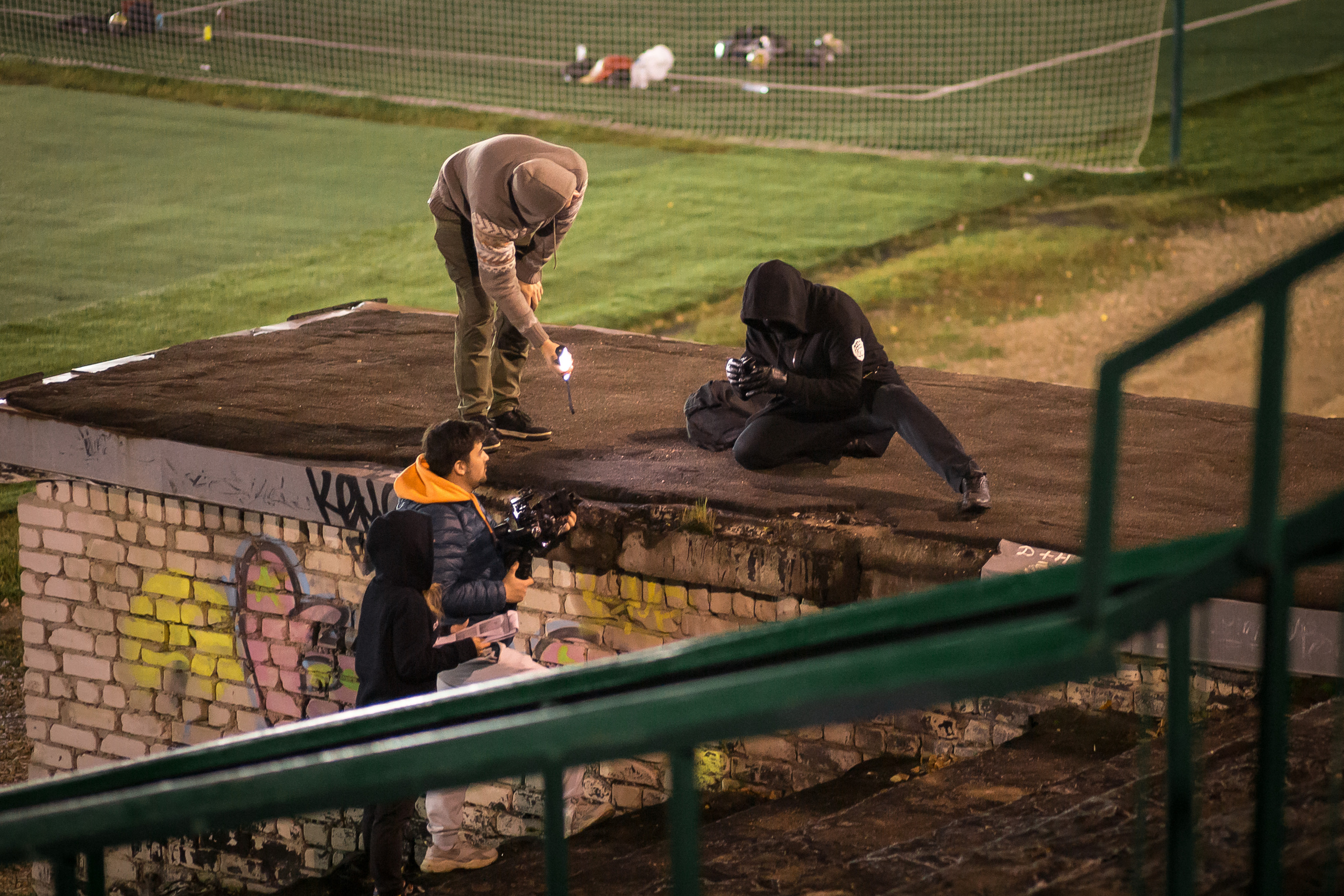 Бекстейдж со съемок фильма «Ловец». Фотографиня Мария Дикова