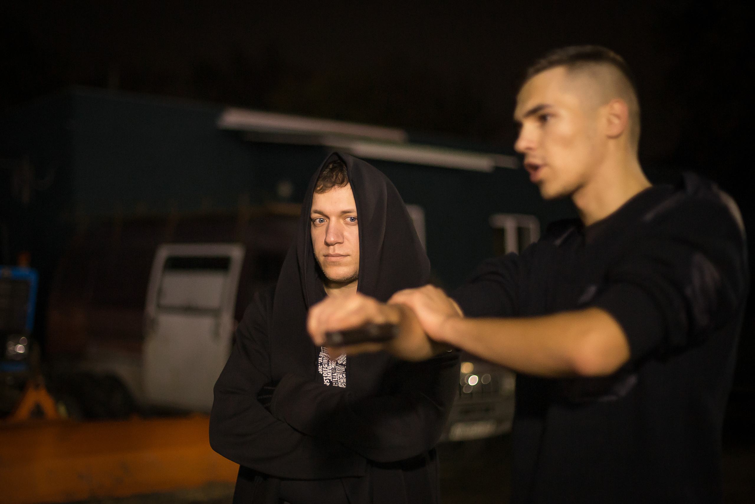 Бекстейдж со съемок фильма «Ловец». Фотографиня Мария Дикова