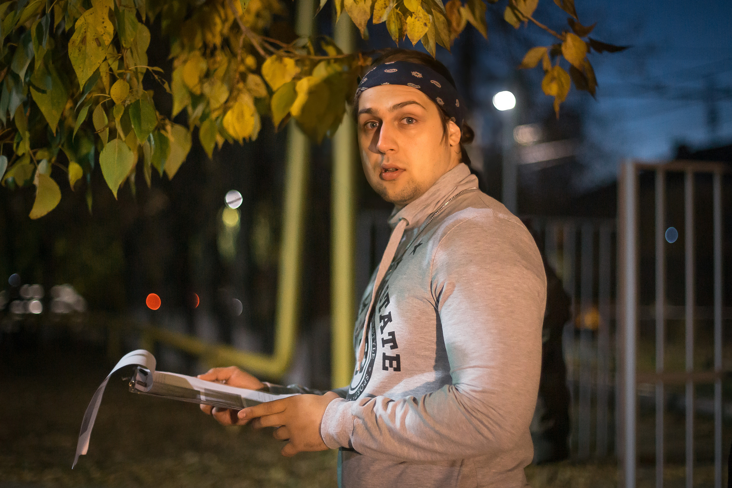 Бекстейдж со съемок фильма «Ловец». Фотографиня Мария Дикова