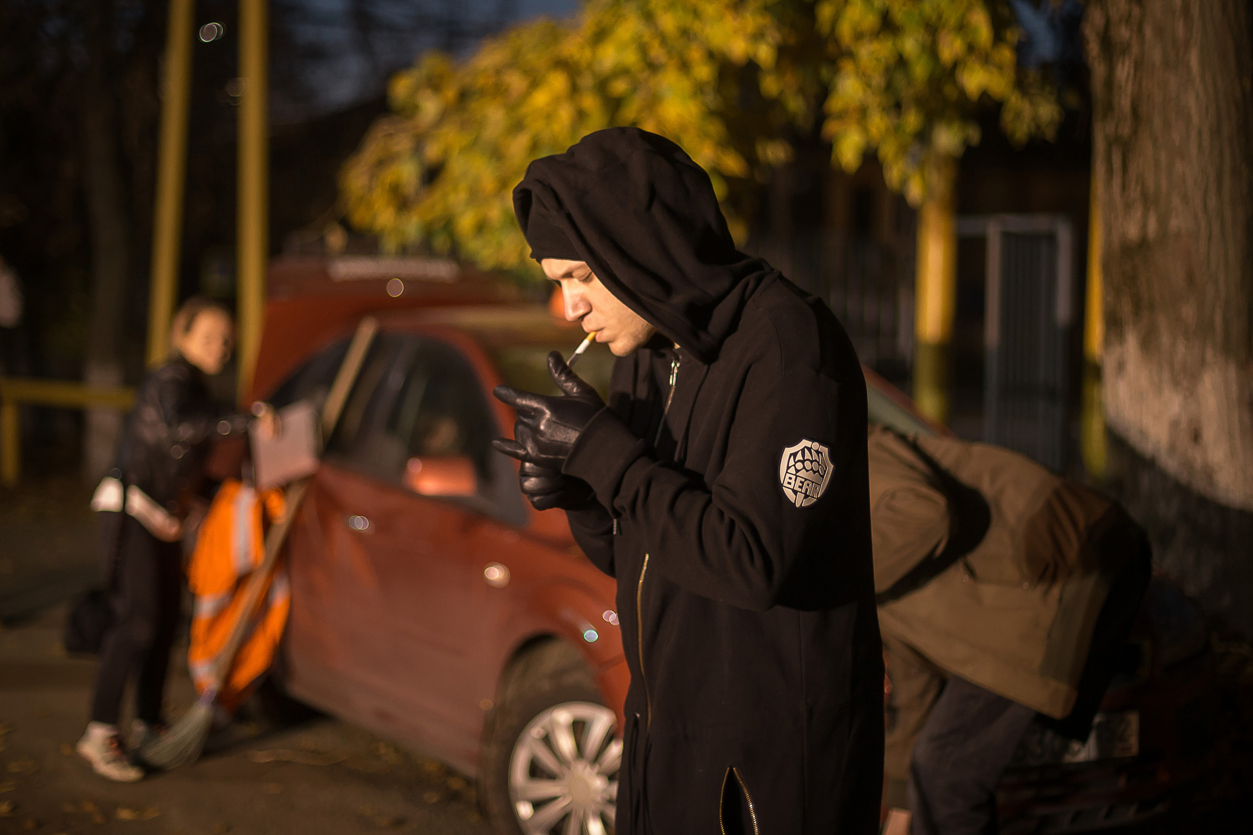 Бекстейдж со съемок фильма «Ловец». Фотографиня Мария Дикова