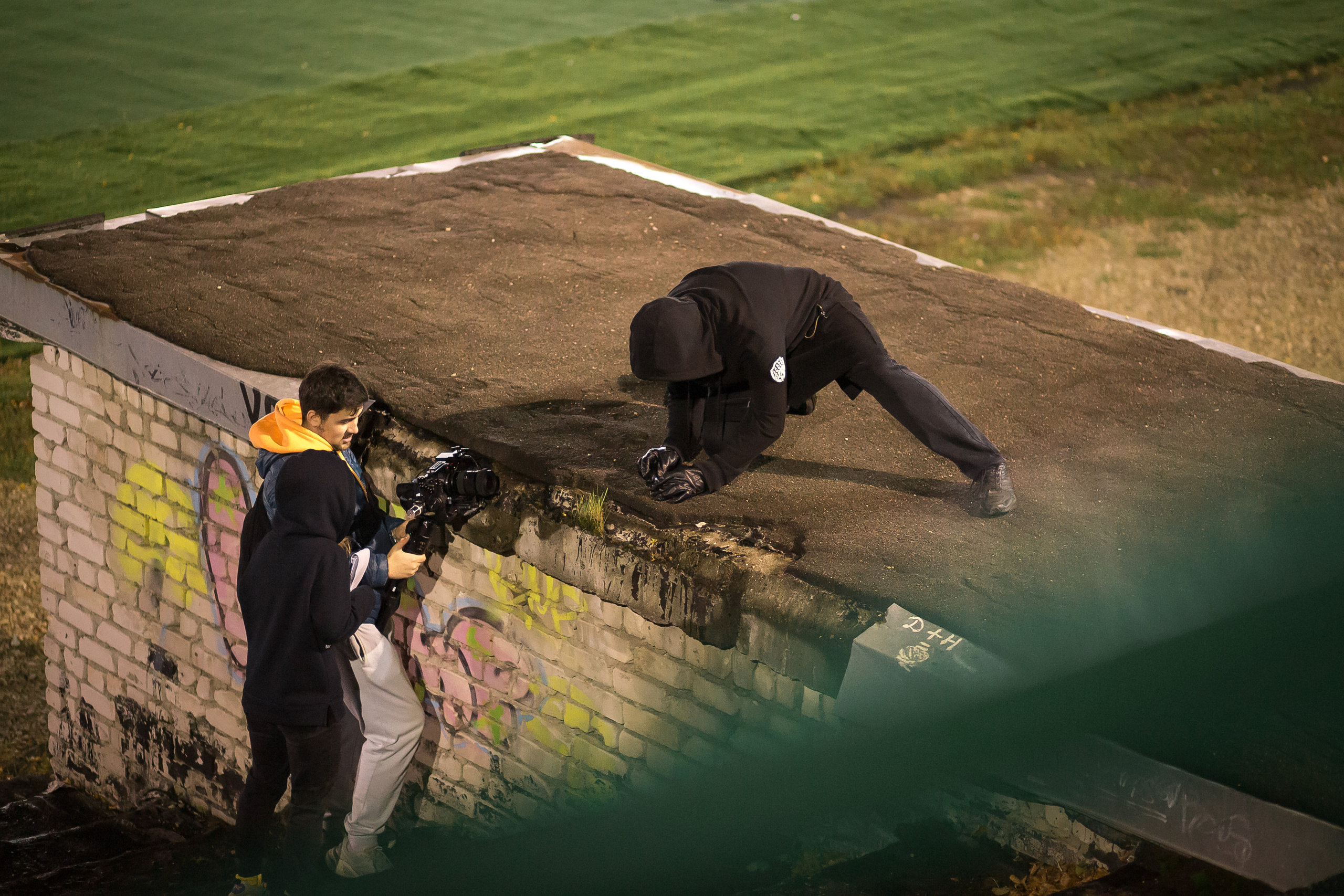 Бекстейдж со съемок фильма «Ловец». Фотографиня Мария Дикова
