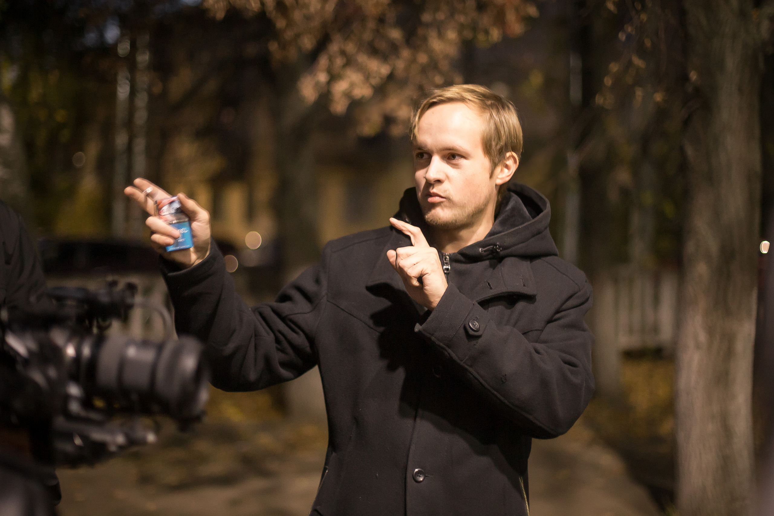 Бекстейдж со съемок фильма «Ловец». Фотографиня Мария Дикова