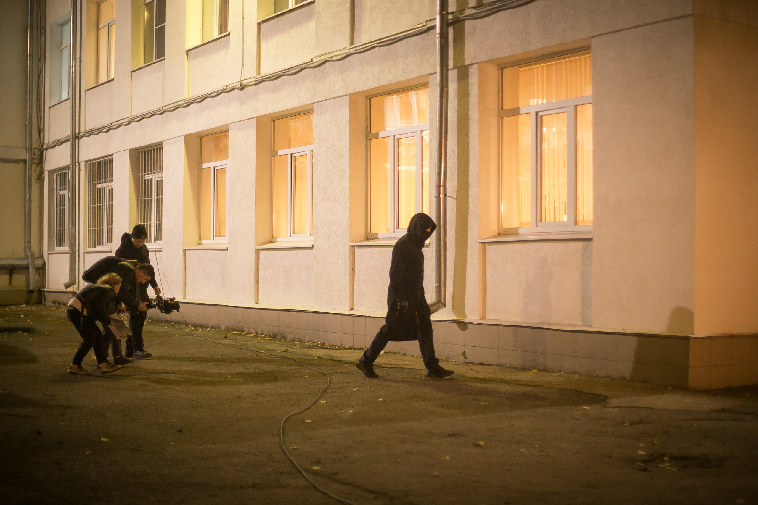 Бекстейдж со съемок фильма «Ловец». Фотографиня Мария Дикова