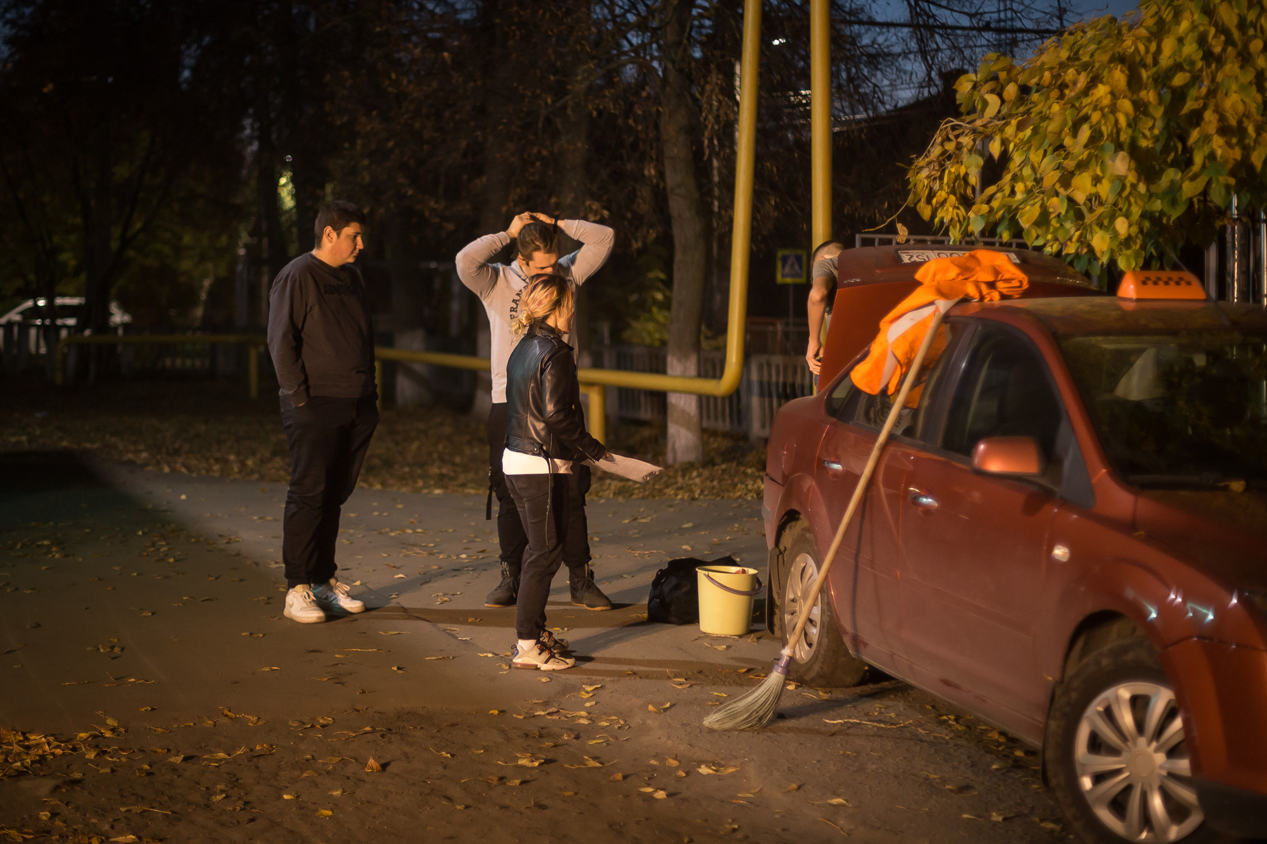Бекстейдж со съемок фильма «Ловец». Фотографиня Мария Дикова