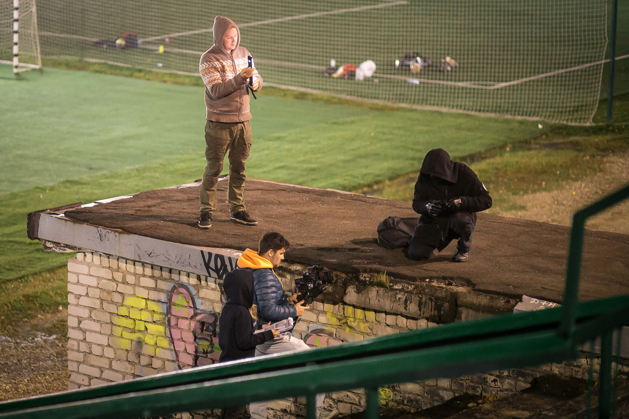 Бекстейдж со съемок фильма «Ловец». Фотографиня Мария Дикова