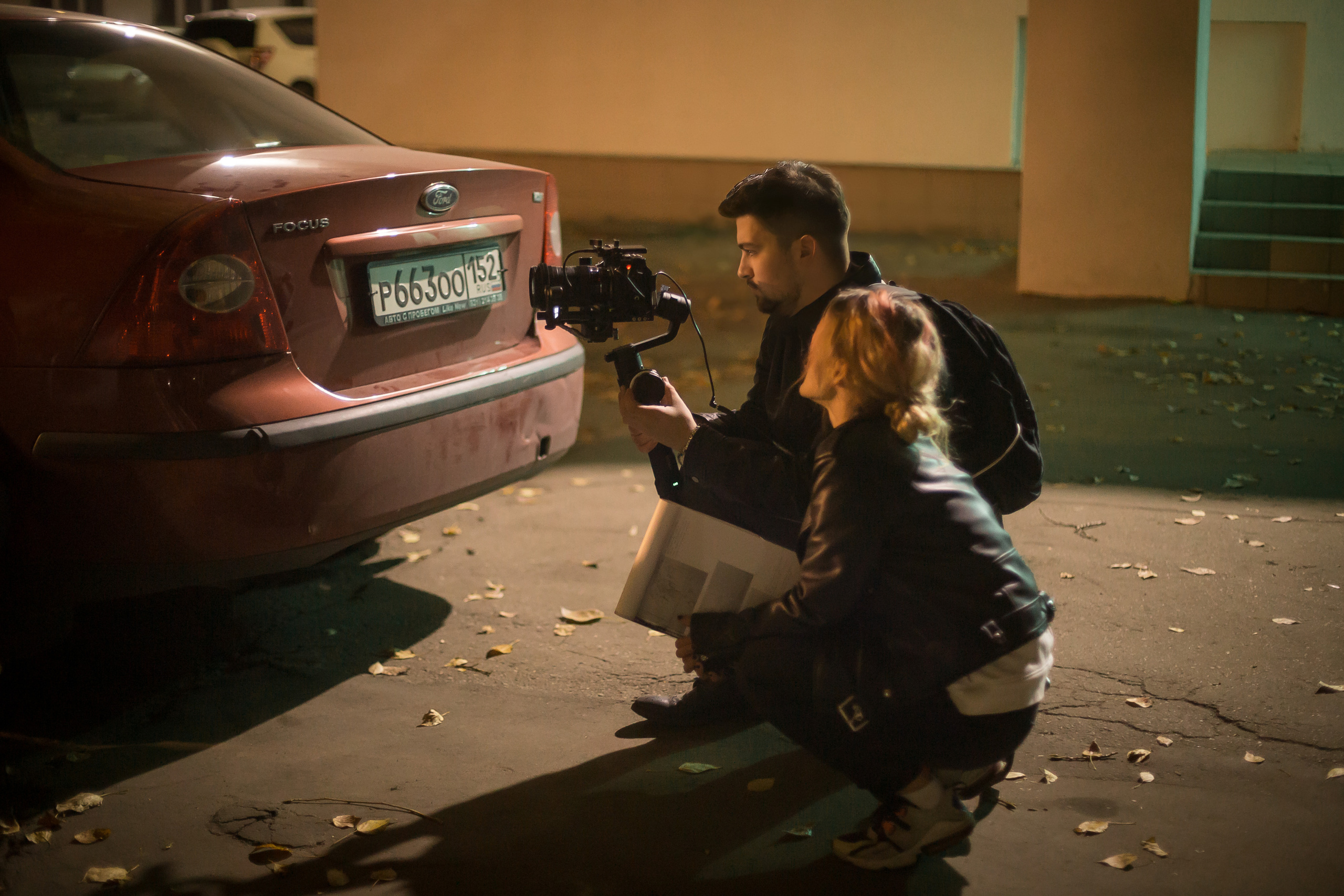 Бекстейдж со съемок фильма «Ловец». Фотографиня Мария Дикова