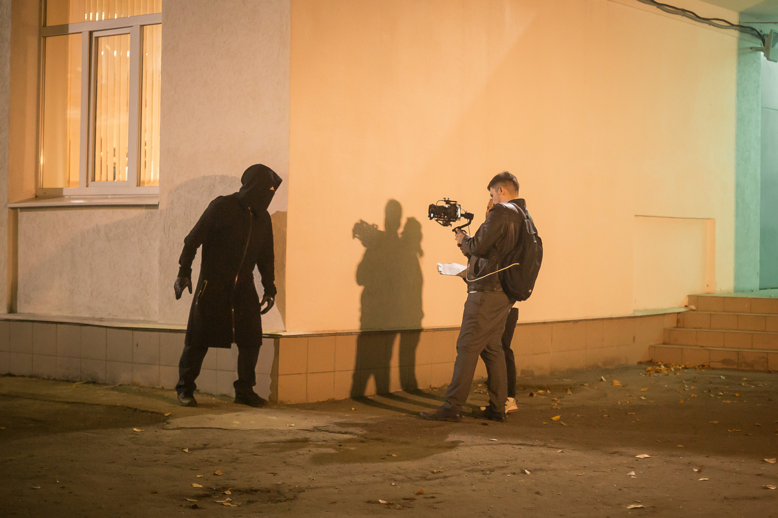 Бекстейдж со съемок фильма «Ловец». Фотографиня Мария Дикова