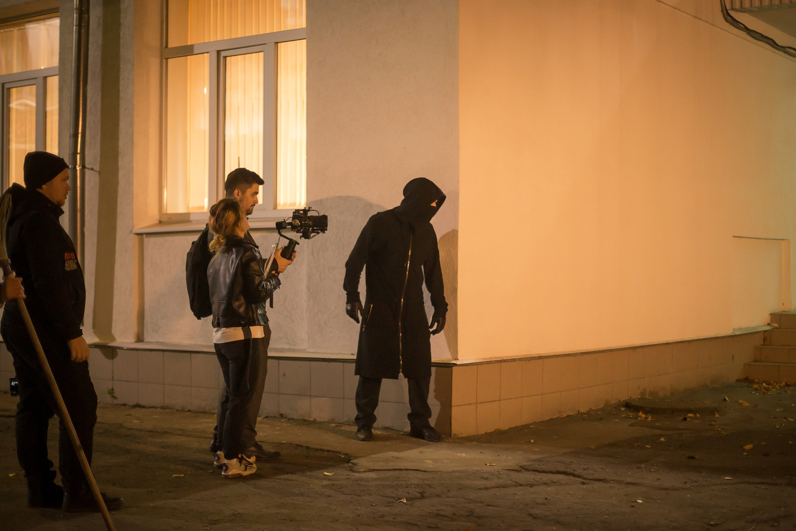 Бекстейдж со съемок фильма «Ловец». Фотографиня Мария Дикова