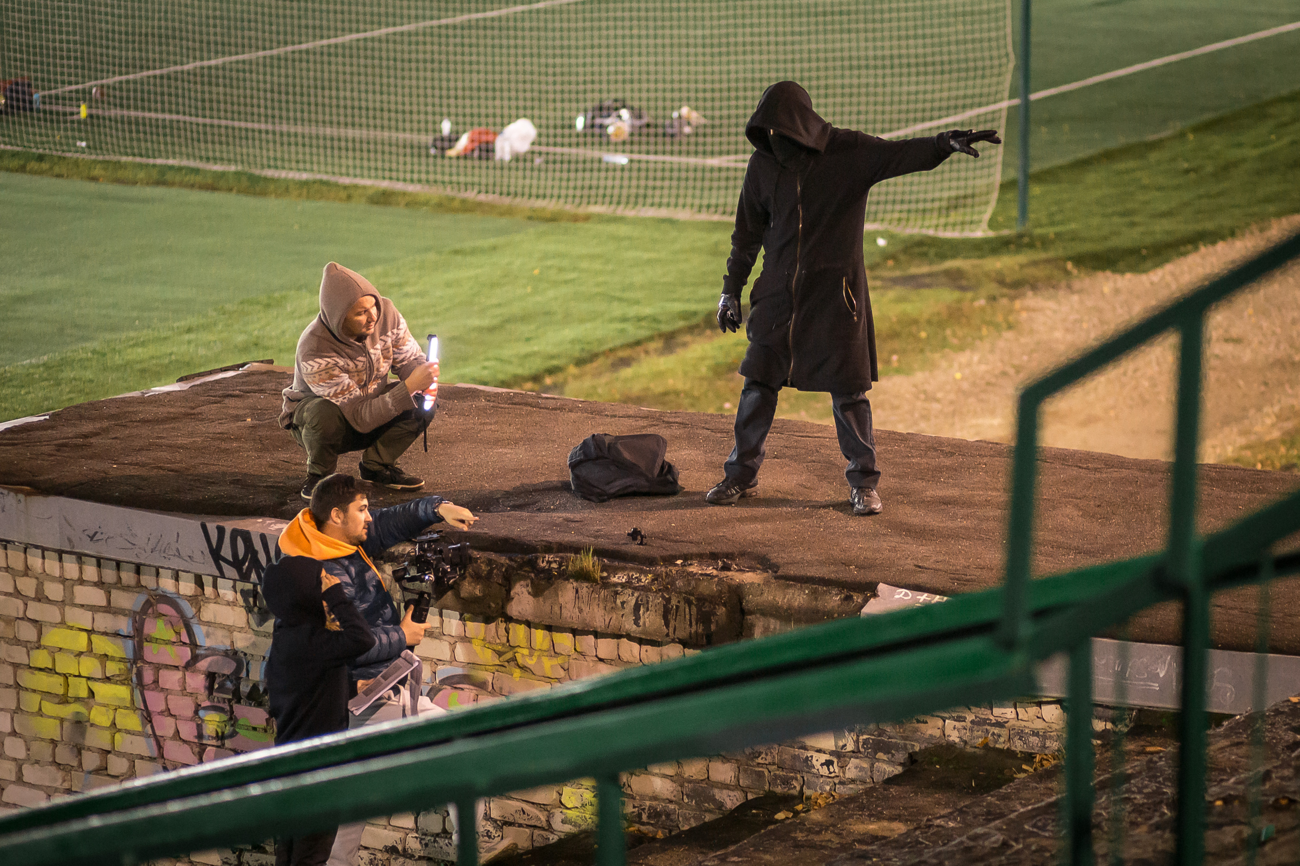 Бекстейдж со съемок фильма «Ловец». Фотографиня Мария Дикова