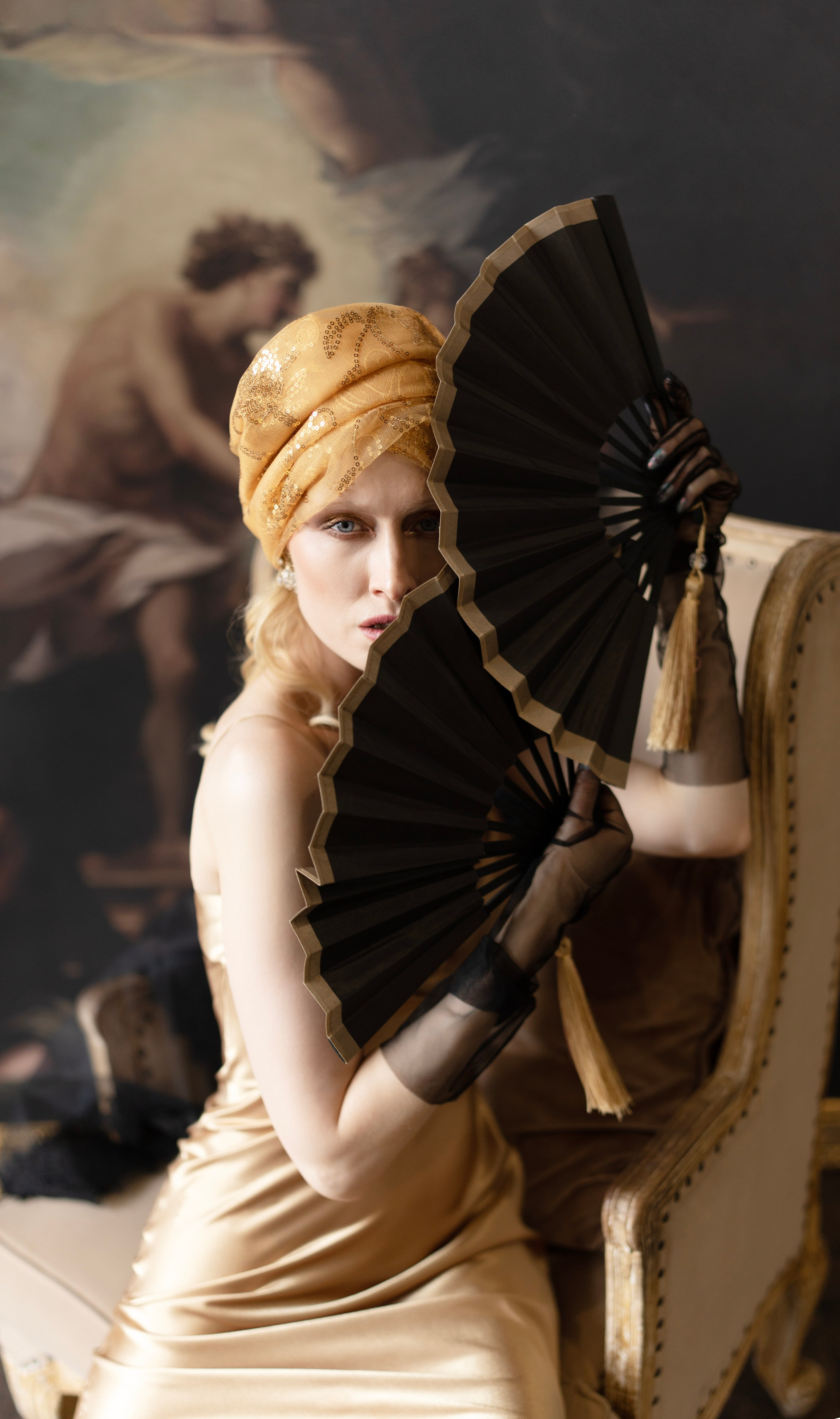 Женская студийная съёмка. Студийная фотосессия.