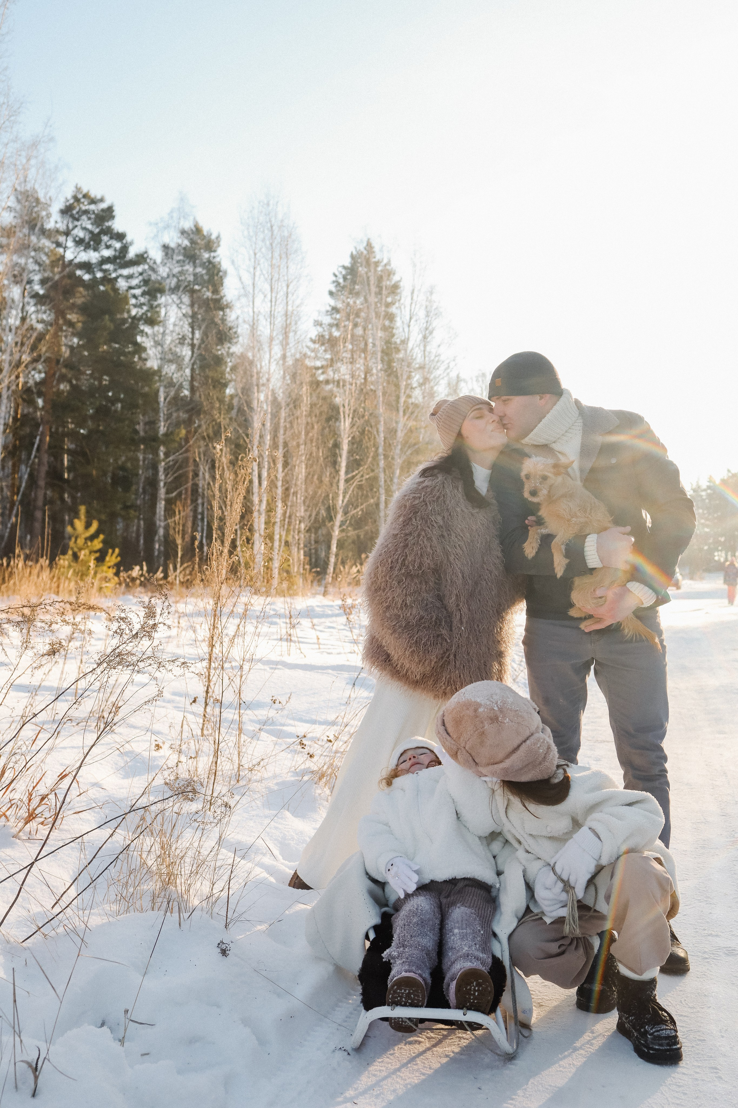 Зимняя история. Семейный фотограф в Челябинске Ольга Быстрых