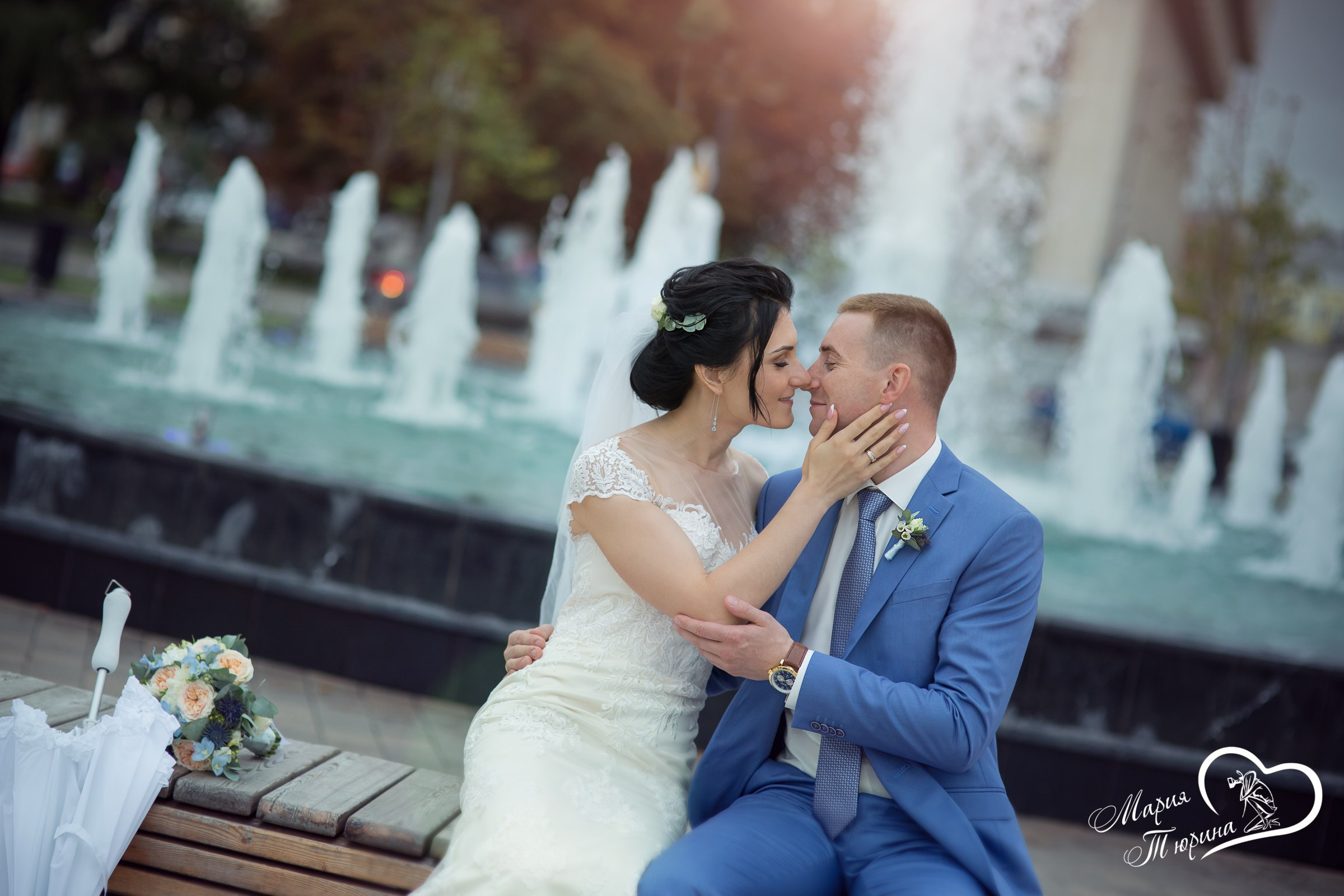 Прогулка по Набережной. Свадебная фотосъёмка в Москве, Туле