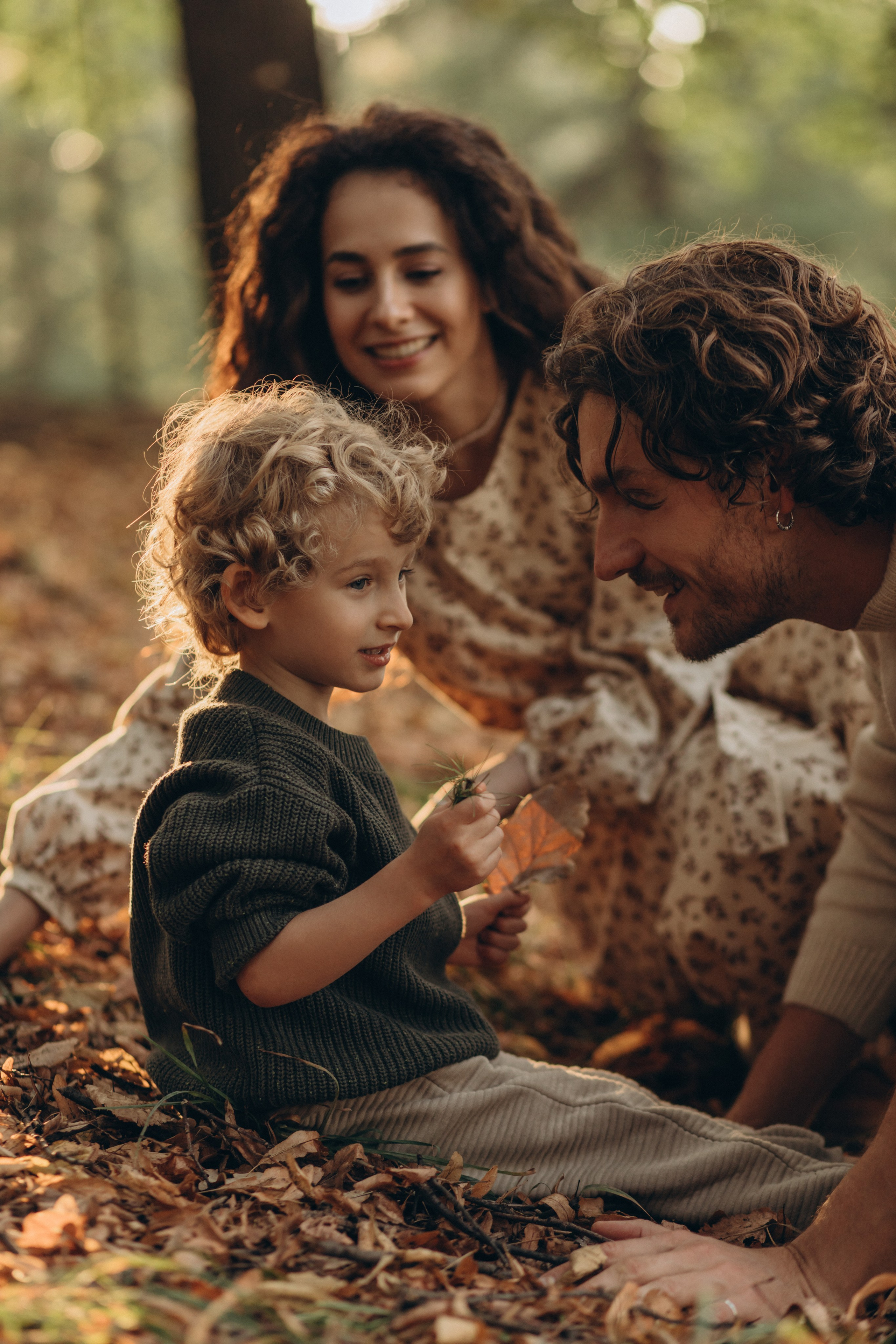 Виктор, Евгения и Марк. Семейный фотограф в Москве Валерия Мясникова