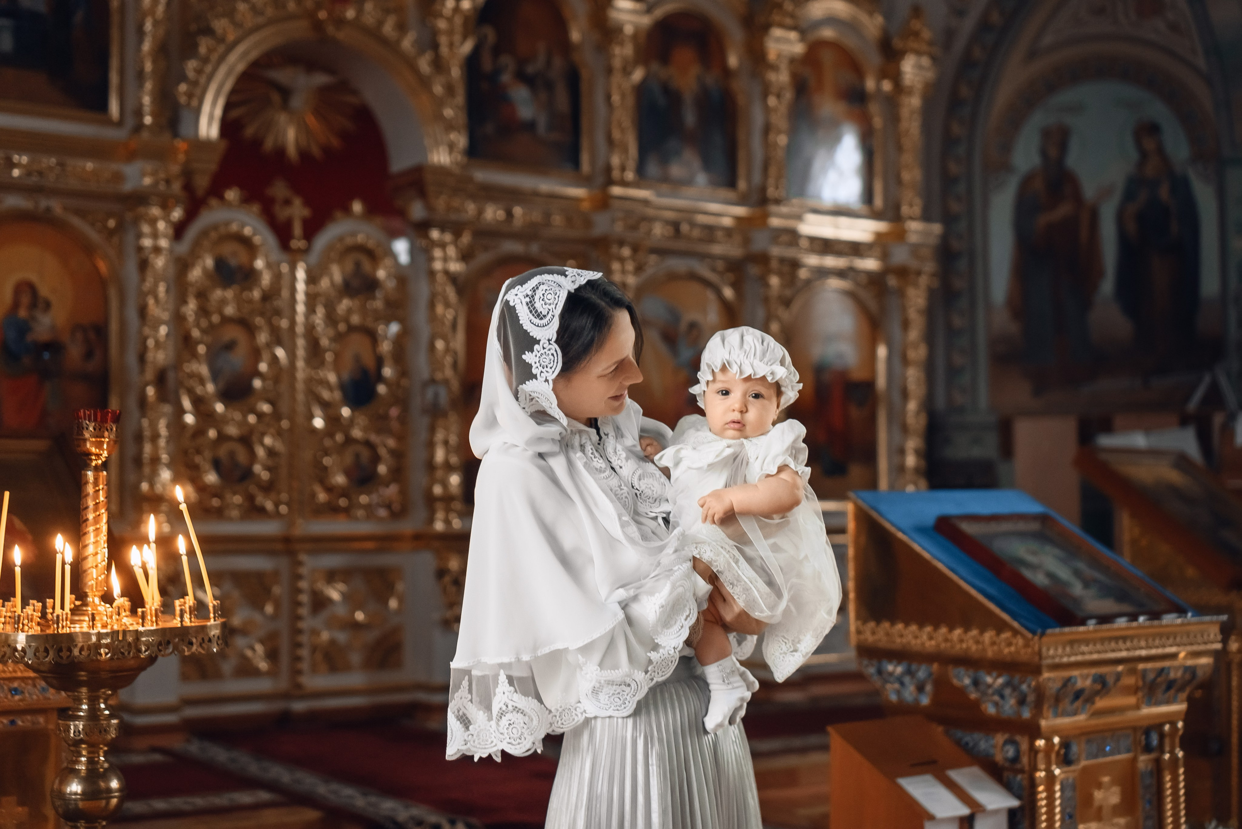 Крещение в храме Иоанна Богослова. Церковный фотограф на Таинство Крещения и Венчания в Оренбурге и Оренбургской области Екатерина Белкина