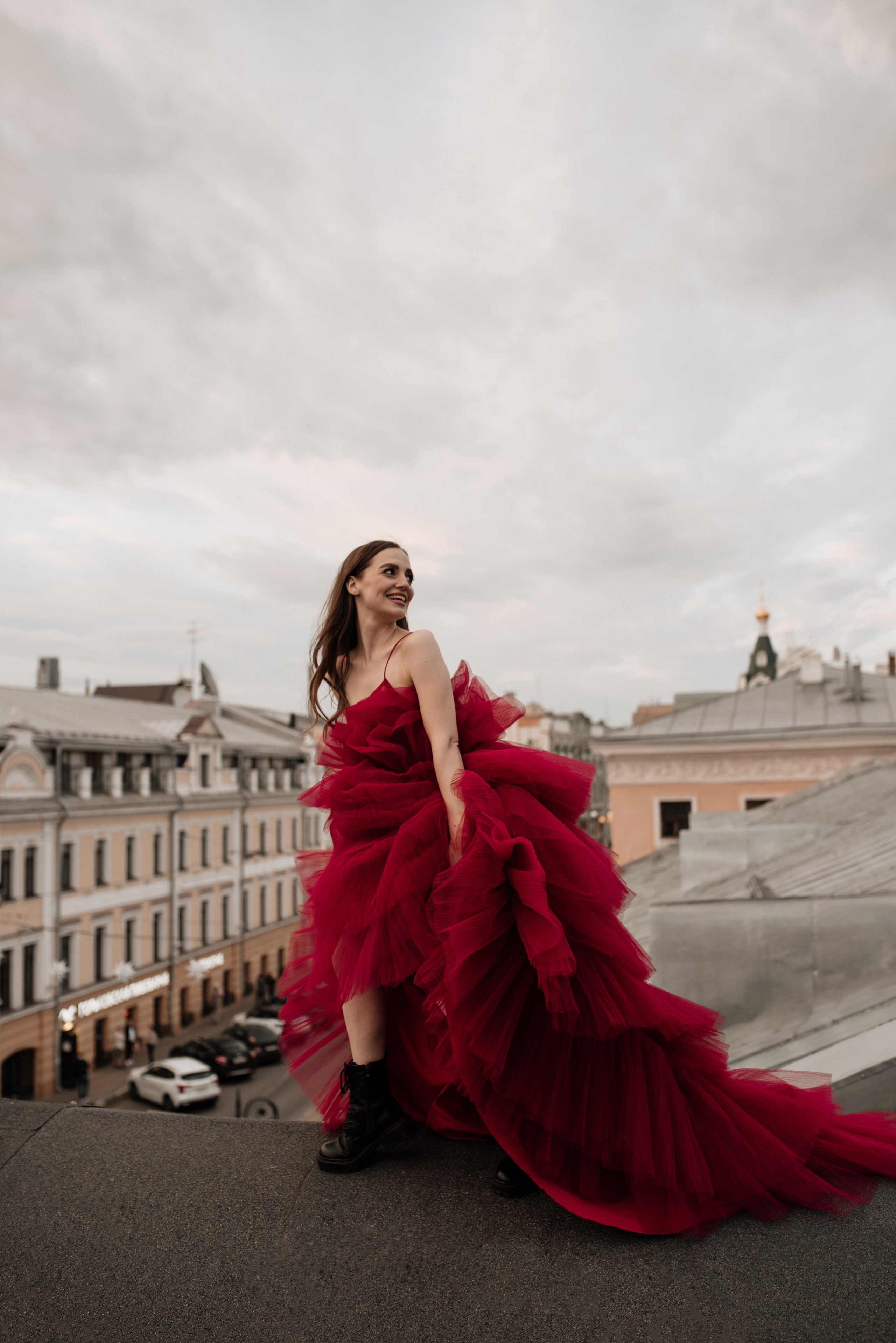 Аня ♡ Крыша. Фотограф Ольга Плеханова | Нижний Новгород, Москва