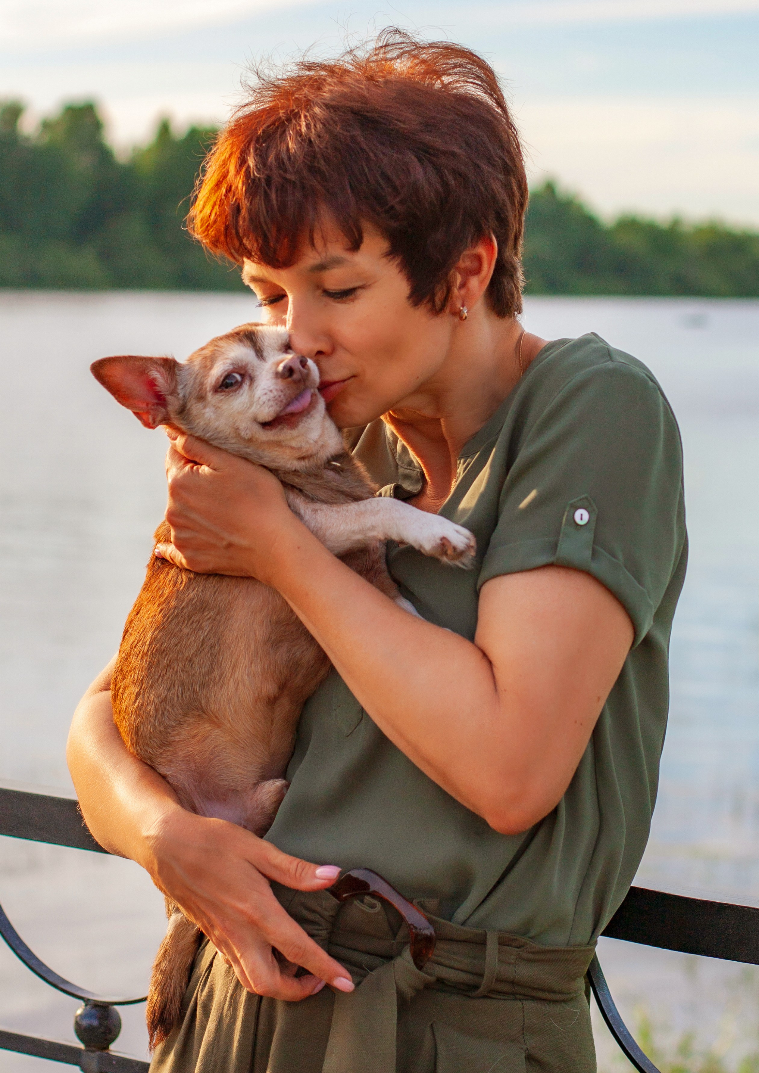 Съемка с питомцем. Фотограф Люся Воробьева