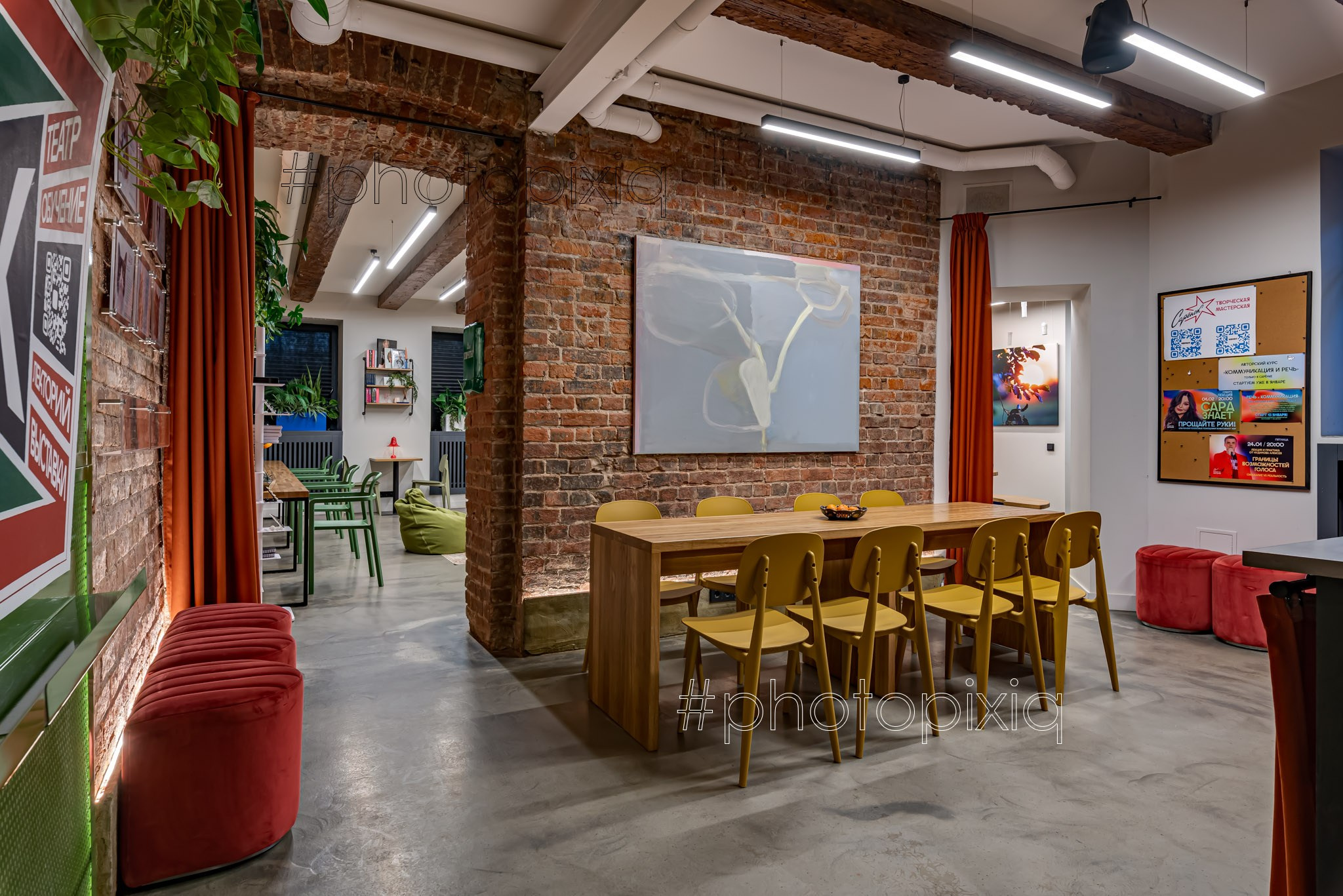 Интерьерная съёмка коворкинга САРЁНОК. Интерьерная съёмка и виртуальные туры — Интерьерный фотограф Кузнецов Сергей (photopixiq)