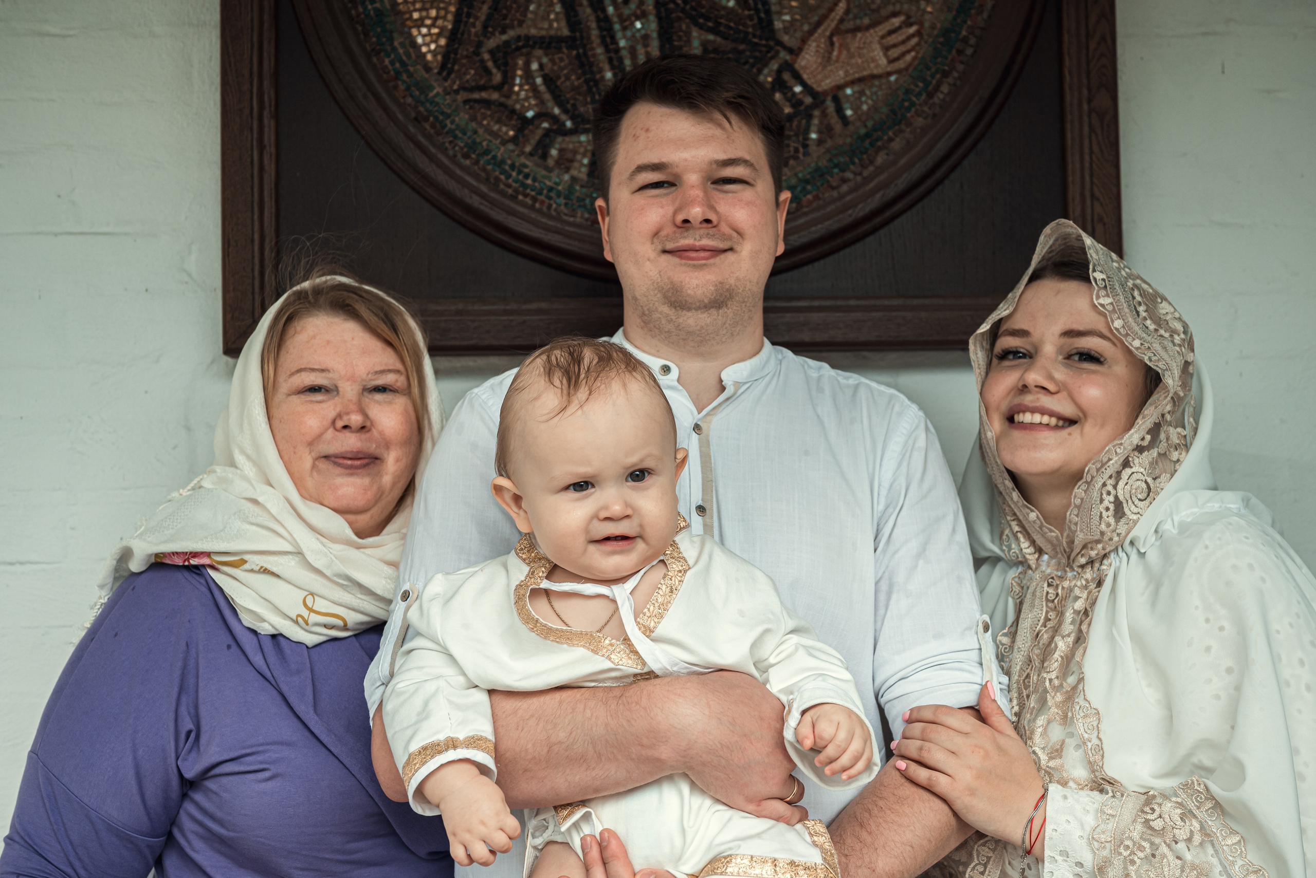 Крещение Александра. Семейный и детский фотограф Москва