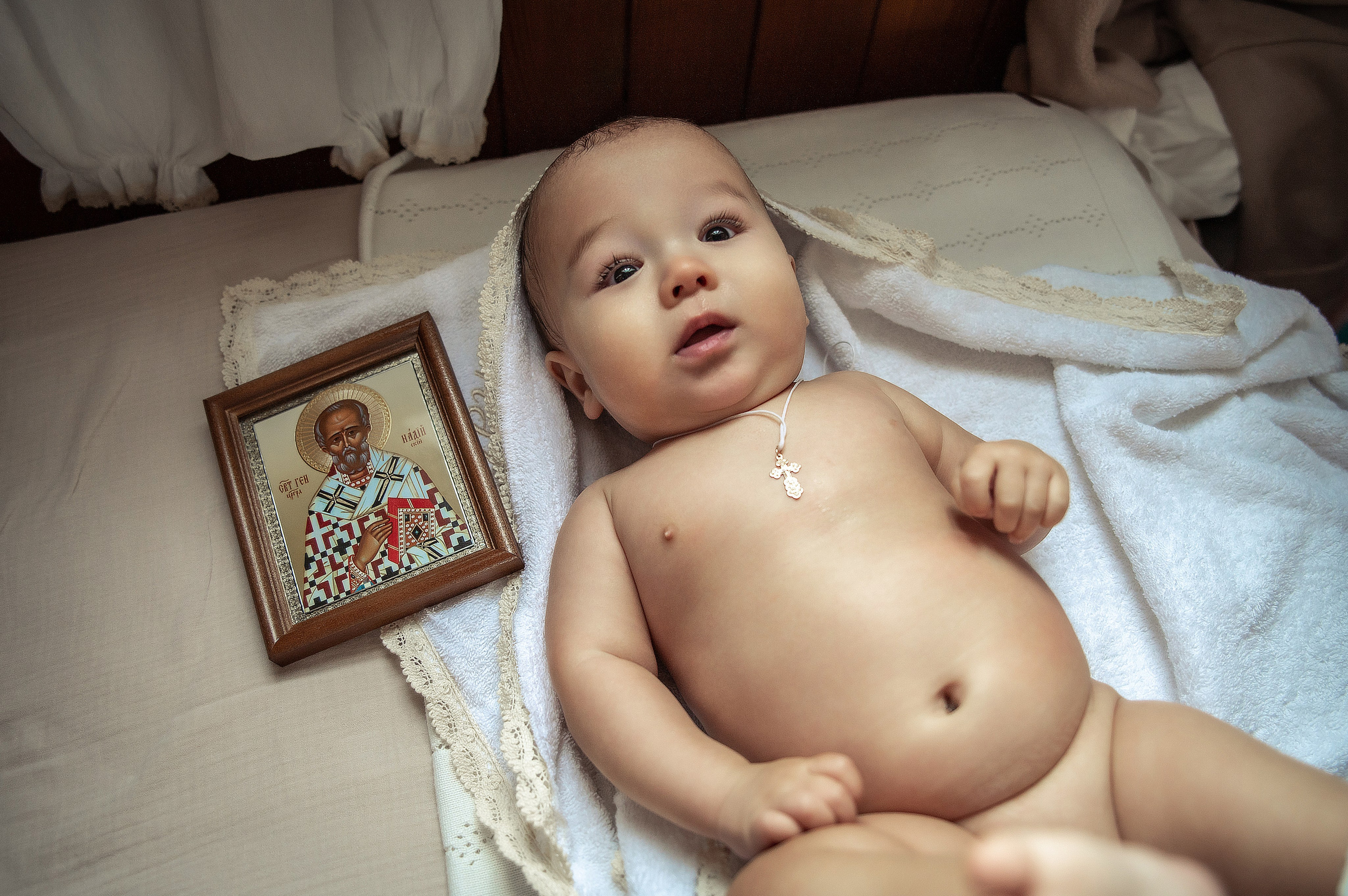 Таинство Крещения Геннадия, Храм Николая Чудотворца Краснослободск. Церковный, семейный и репортажный фотограф Волгоград, Волжский