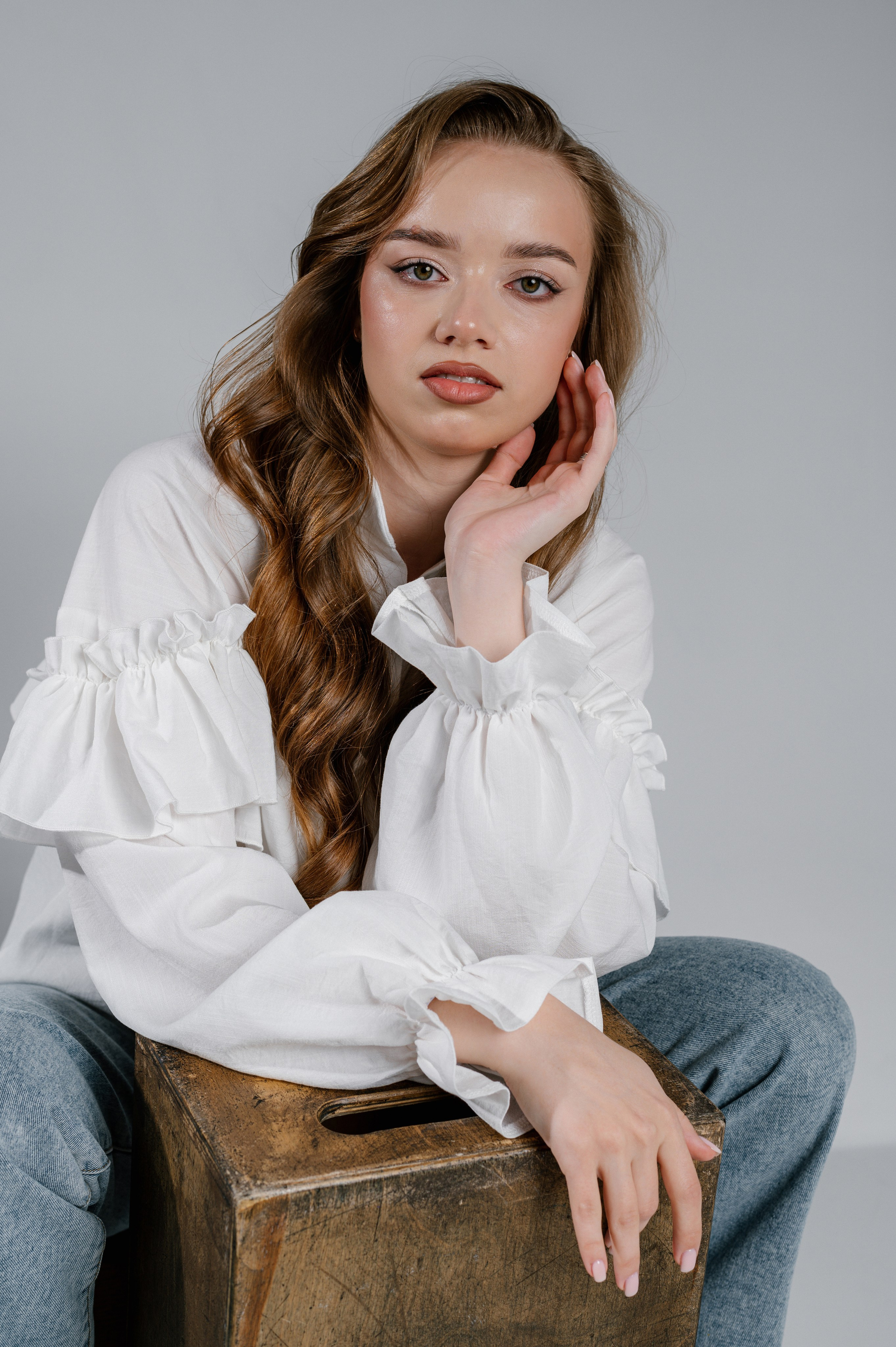 Портрет в студии. Семейный фотограф в Пензе Надя Силантьева