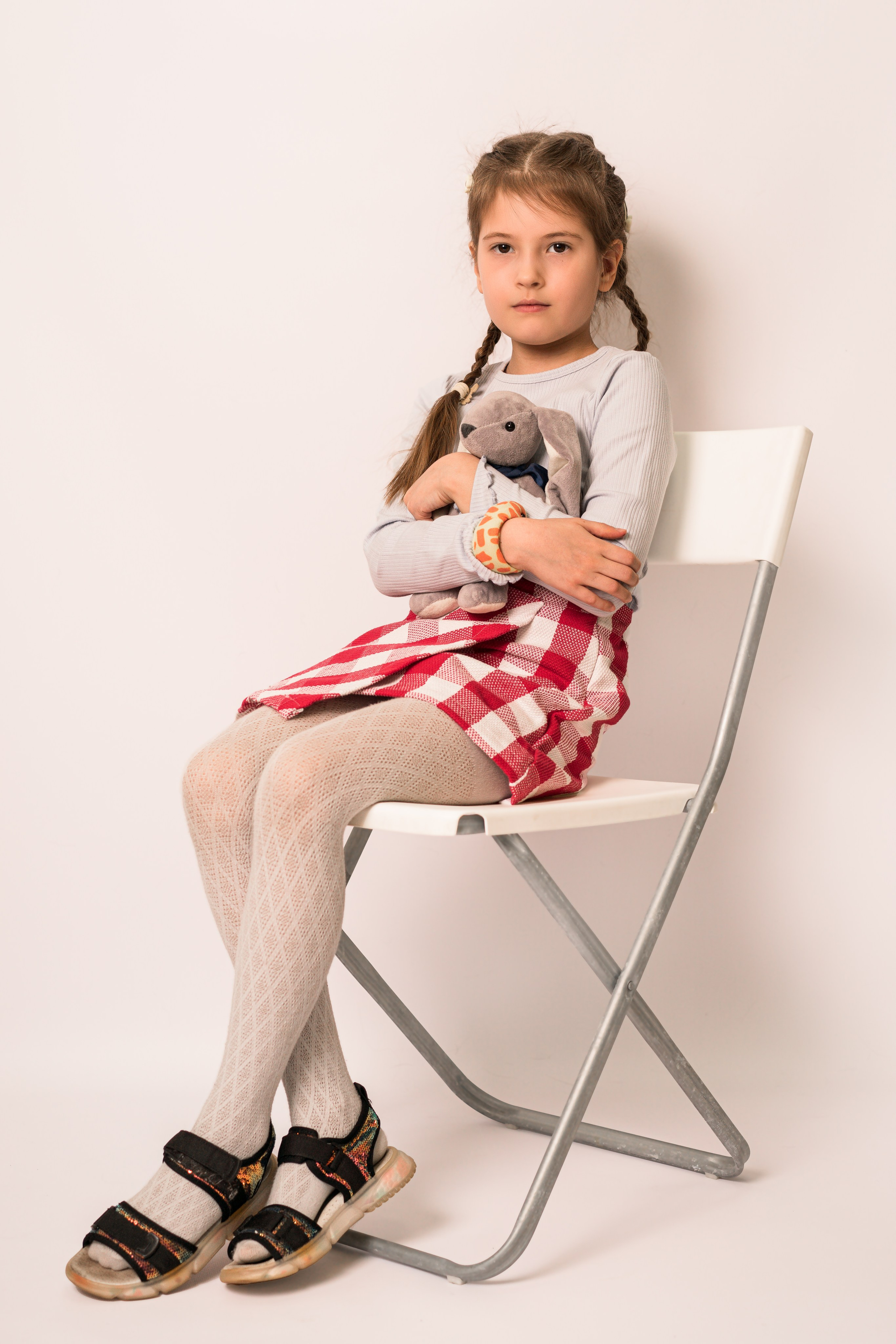 Детский сад, портреты белый фон. Фотограф Шунова Саша