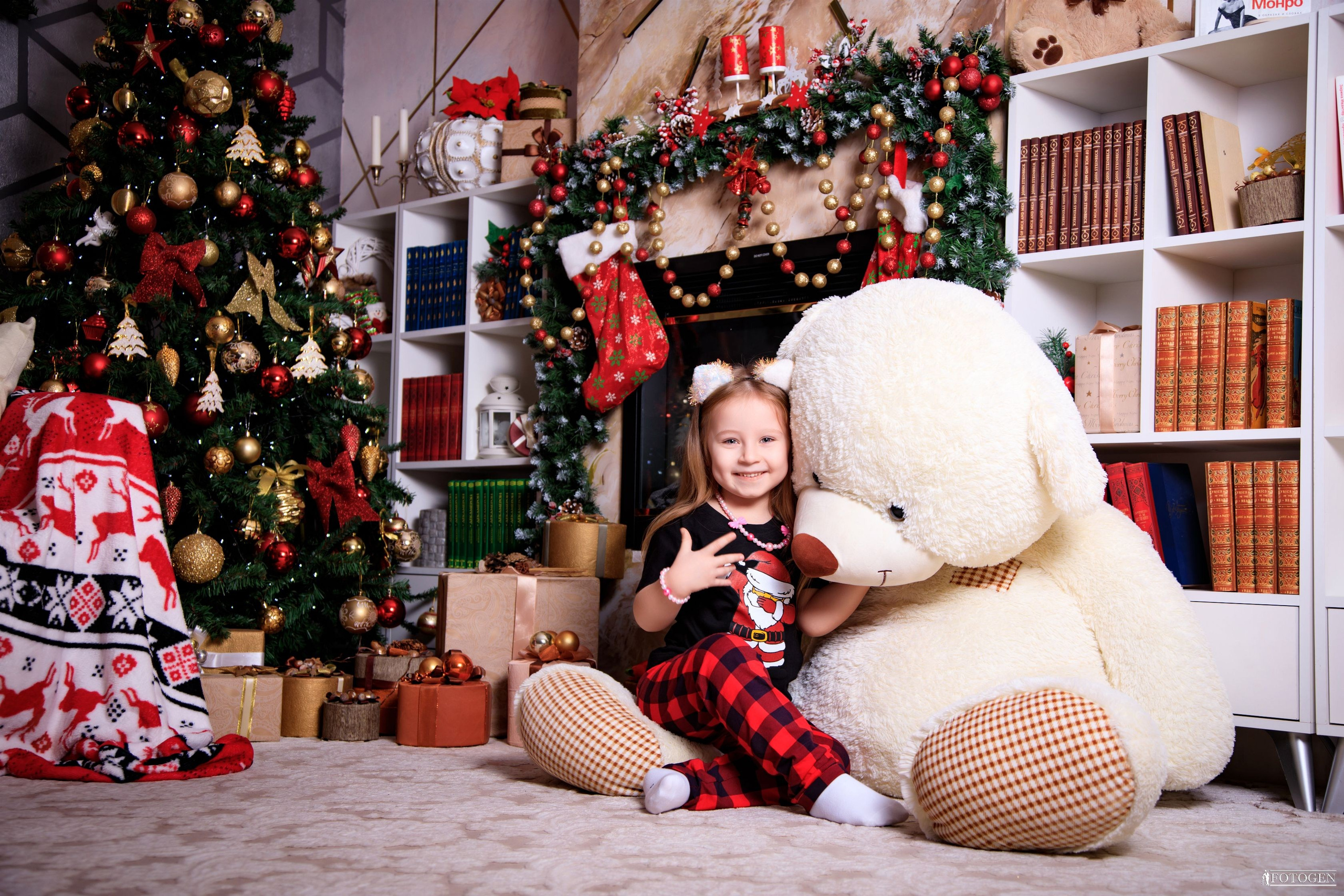 Портфолио новогодние фотосессии для детей в Краснодаре. Интерьерная фотостудия FOTOGEN г. Краснодар