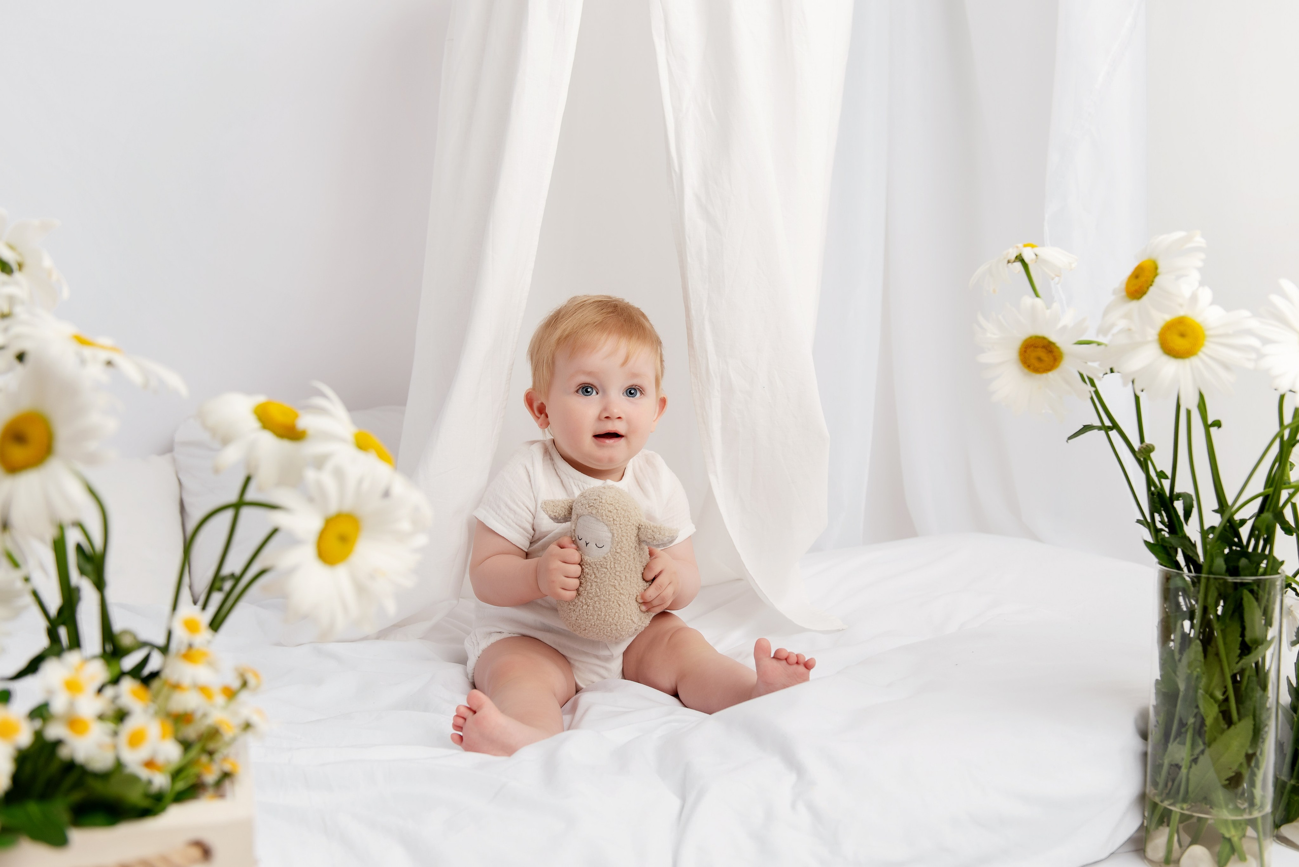 Ромашки. Детский фотограф в Долгопрудном и Москве