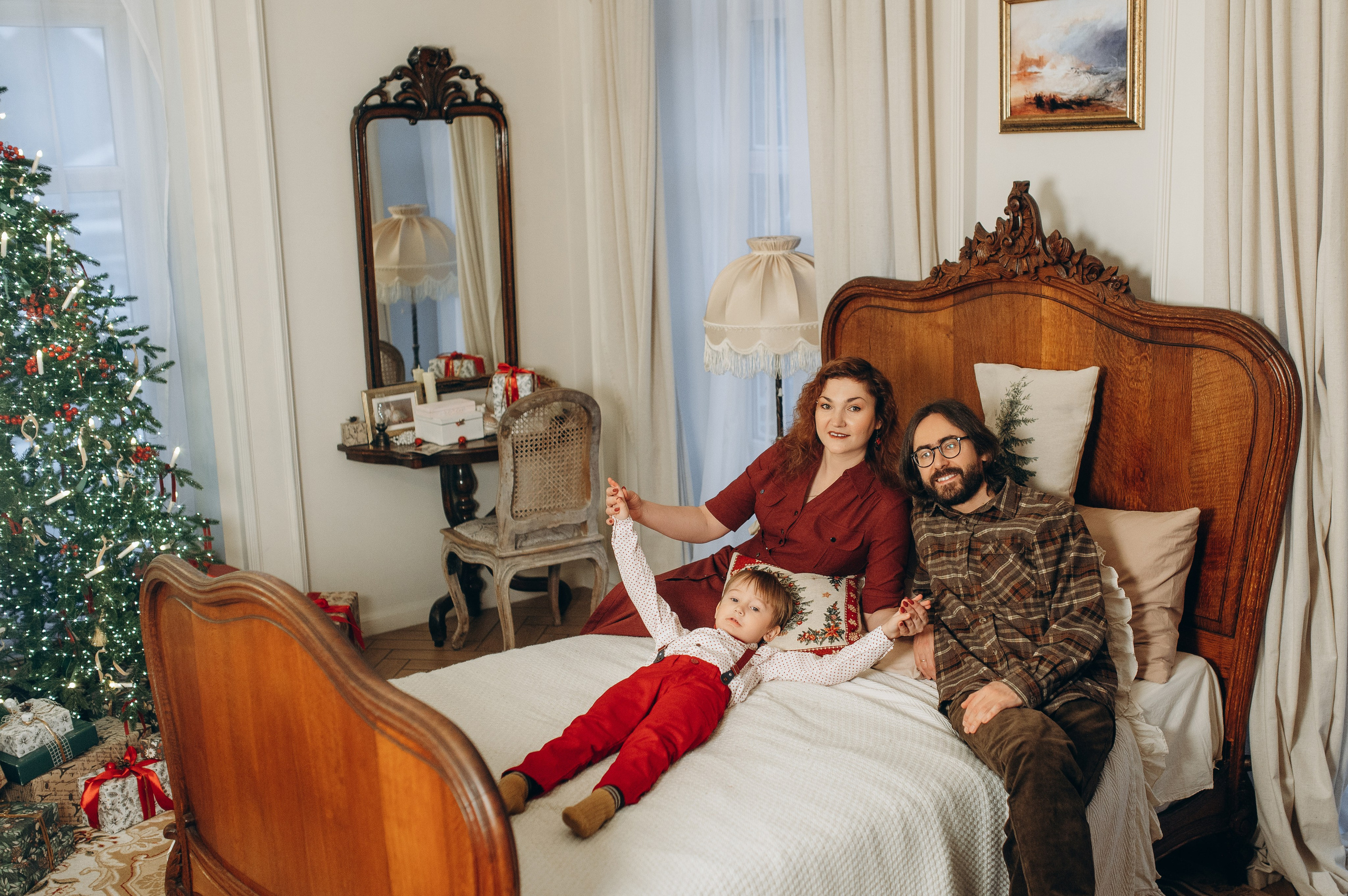 Новогодняя семейная съемка. Свадебный и студийный фотограф Ирина Котикова