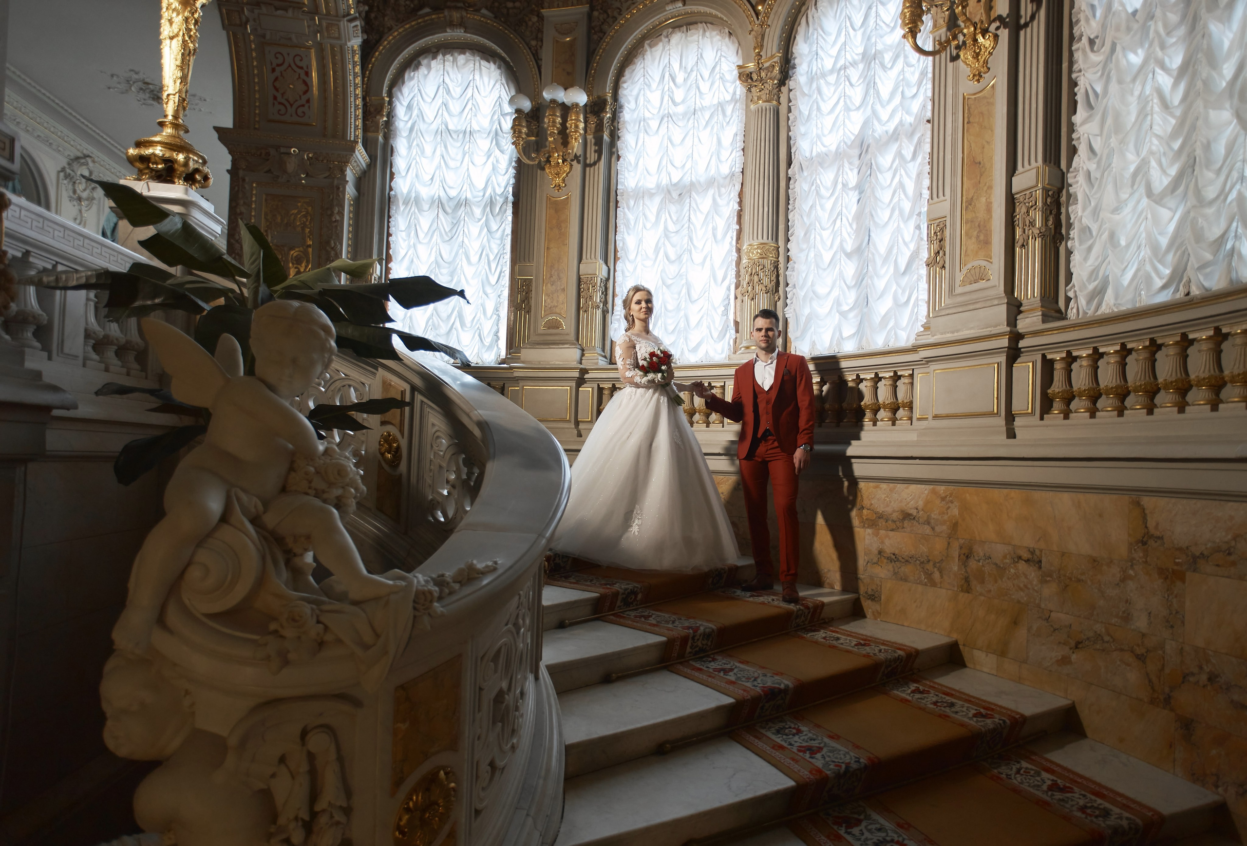 Свадьба Кировский ЗАГС и Дом Ученых. Фотограф в Санкт-Петербурге Знаменская Ирина