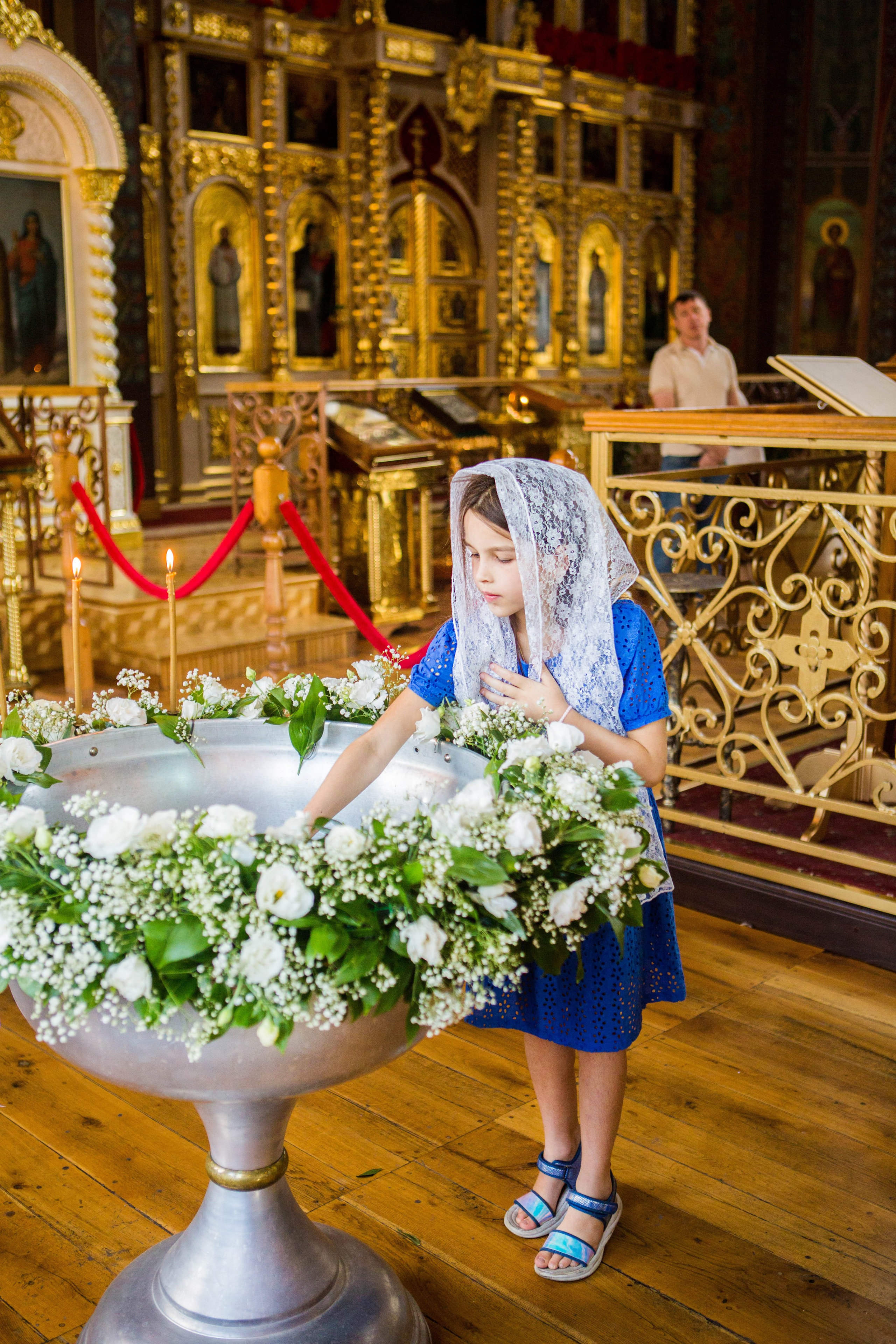 Крещение Анны. Свято-Троицкий собор. Свадебный семейный и детский фотограф в Краснодаре Карина Федоровская