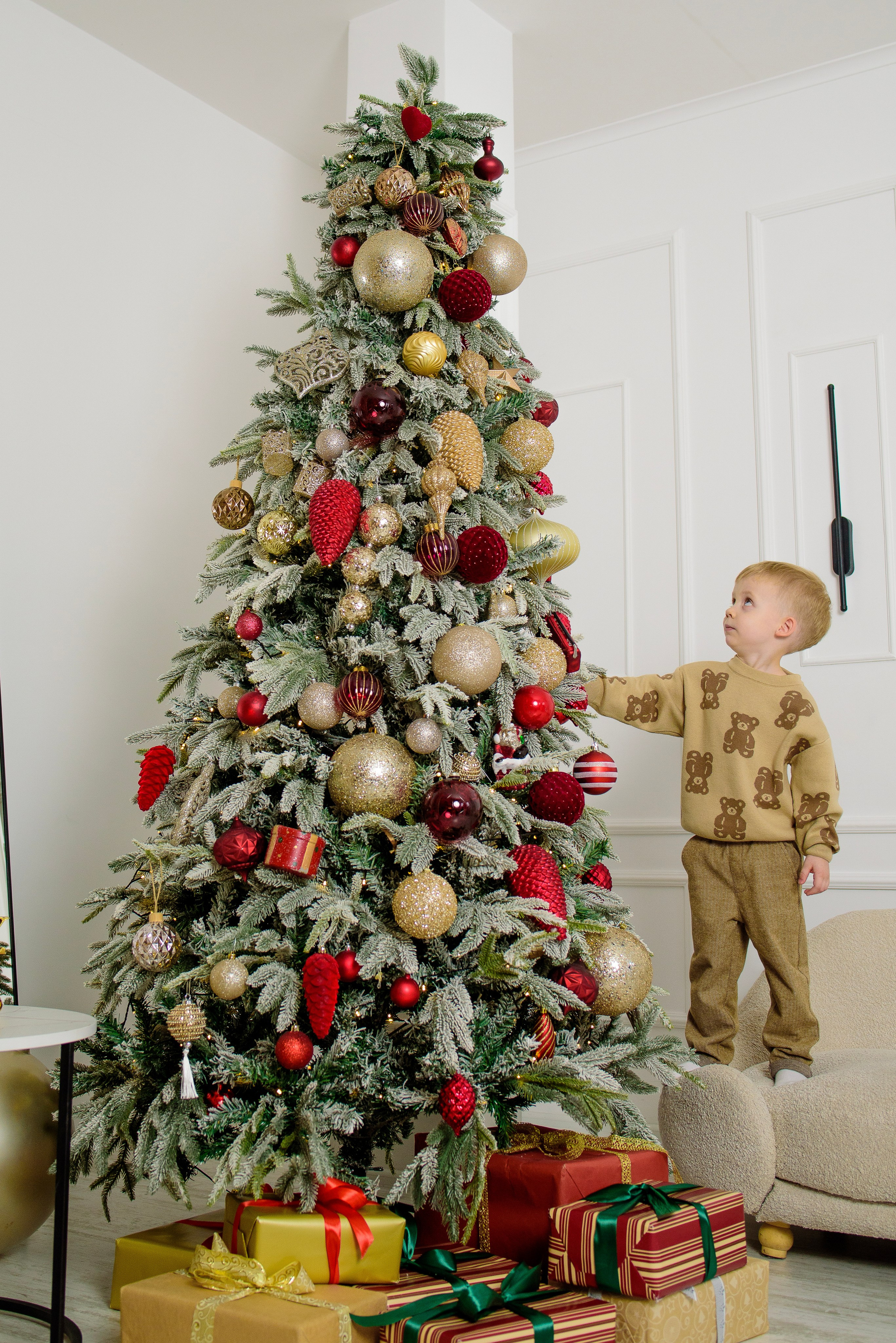 Новогодняя фотосессия Тани и Сережа (младшего). Фотограф