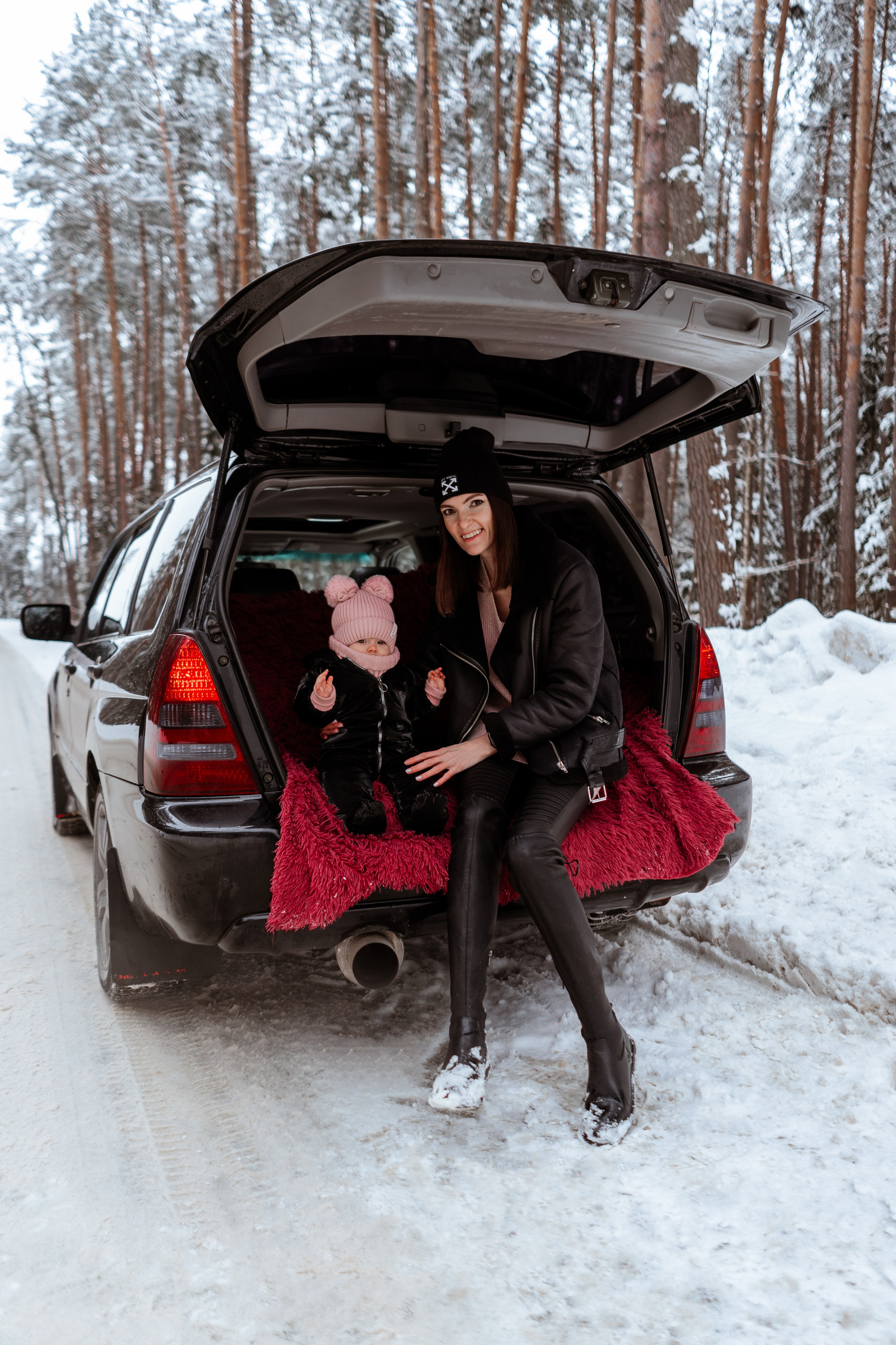 Семейная фотосессия Екатерины и малышки Даши в Калуге