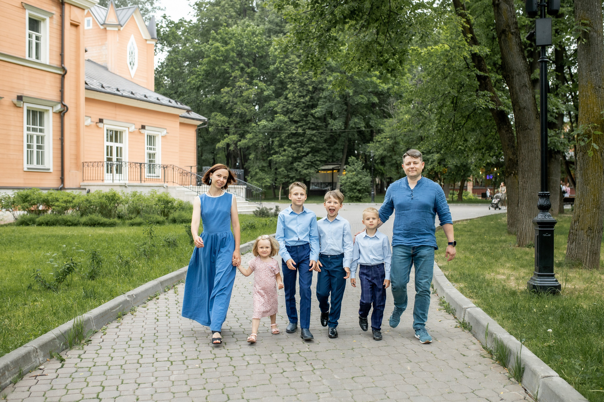 Большая дружная семья!. Профессиональный фотограф, Москва |Видное Елена Елизарова