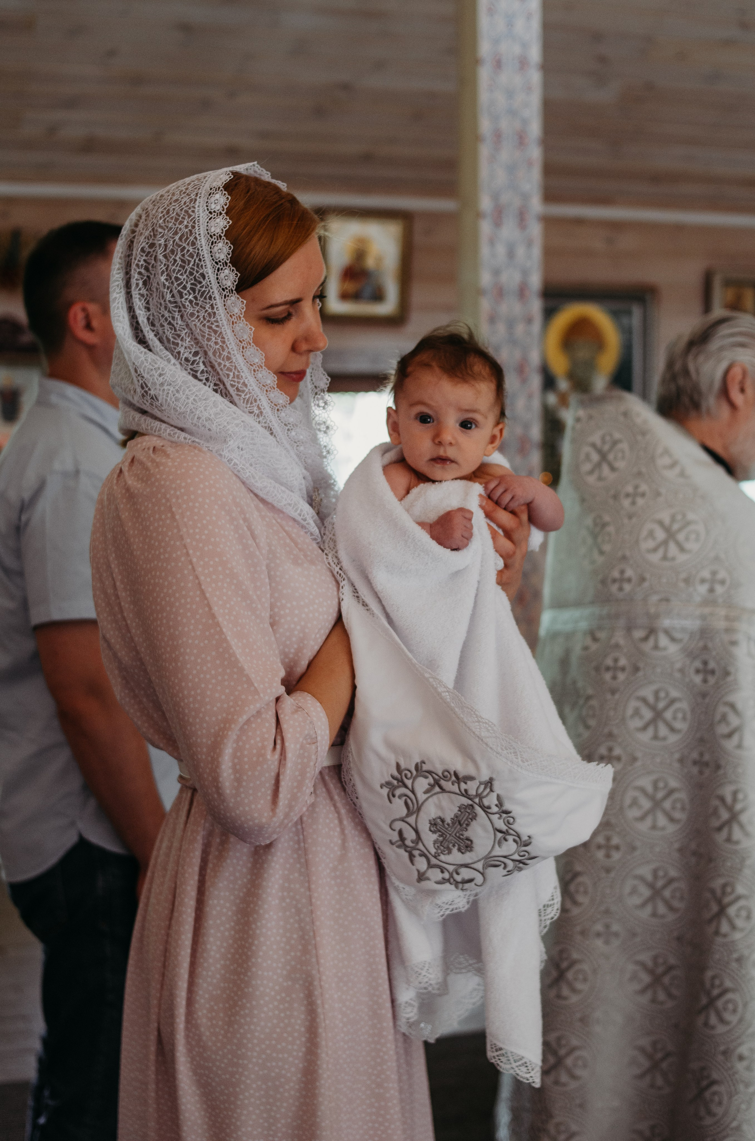 Таинство крещения Лея. Семейный фотограф Москва, Люберцы, Петрозаводск
