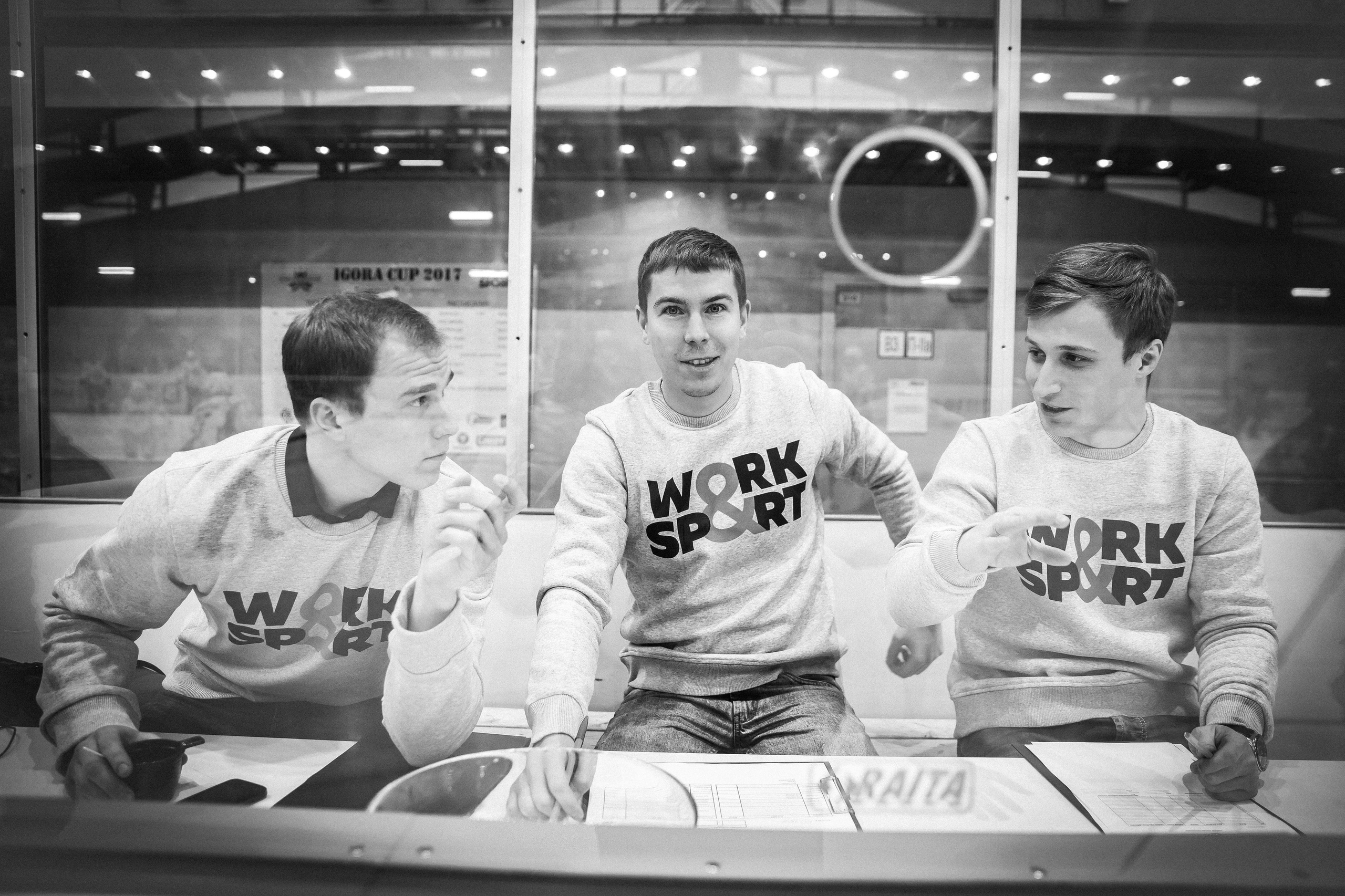 Хоккей для «Work&Sport». Снимаю съемки