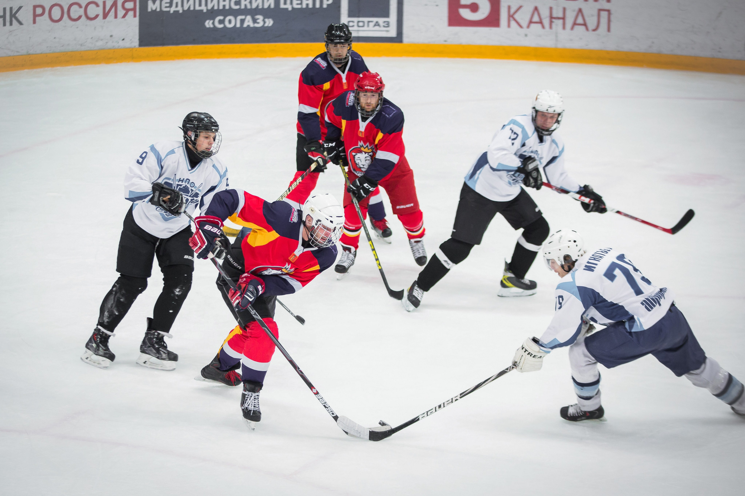 Хоккей для «Work&Sport». Снимаю съемки