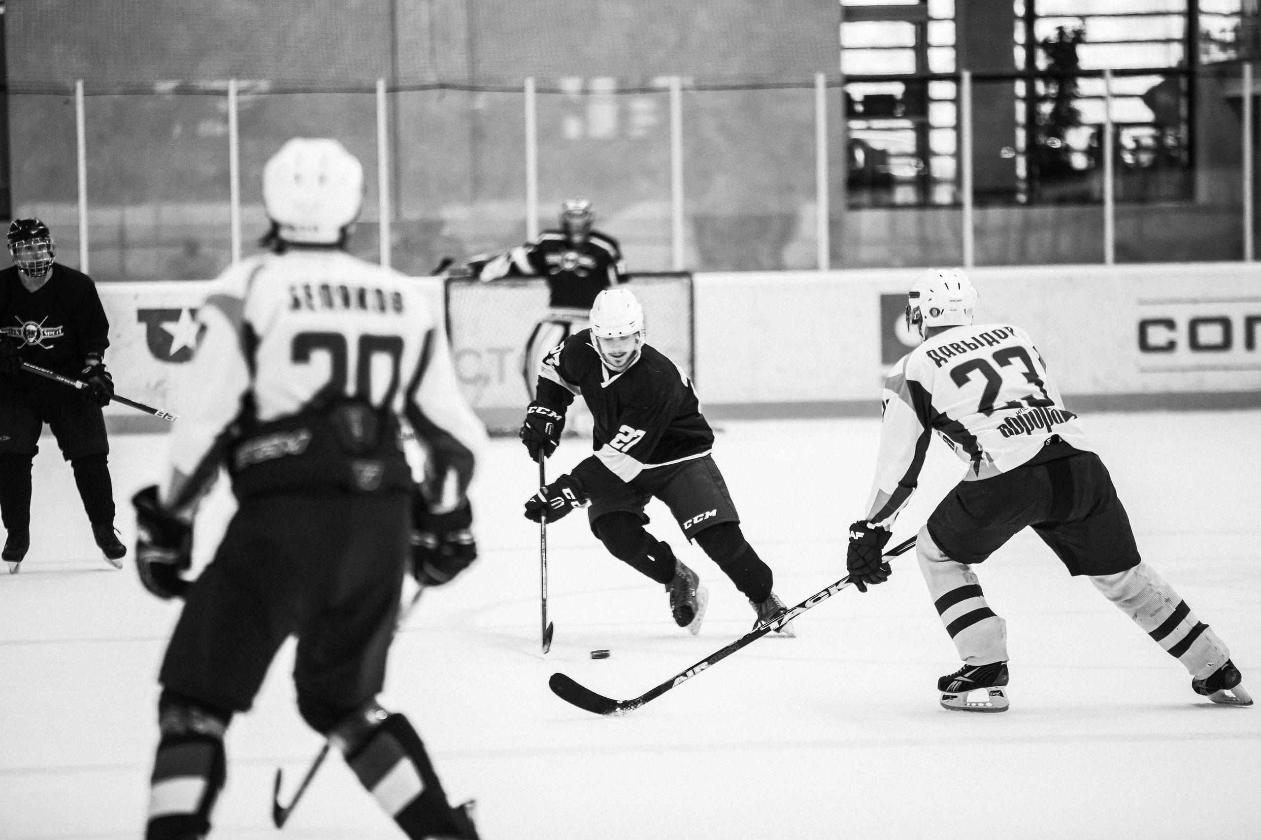 Хоккей для «Work&Sport». Снимаю съемки