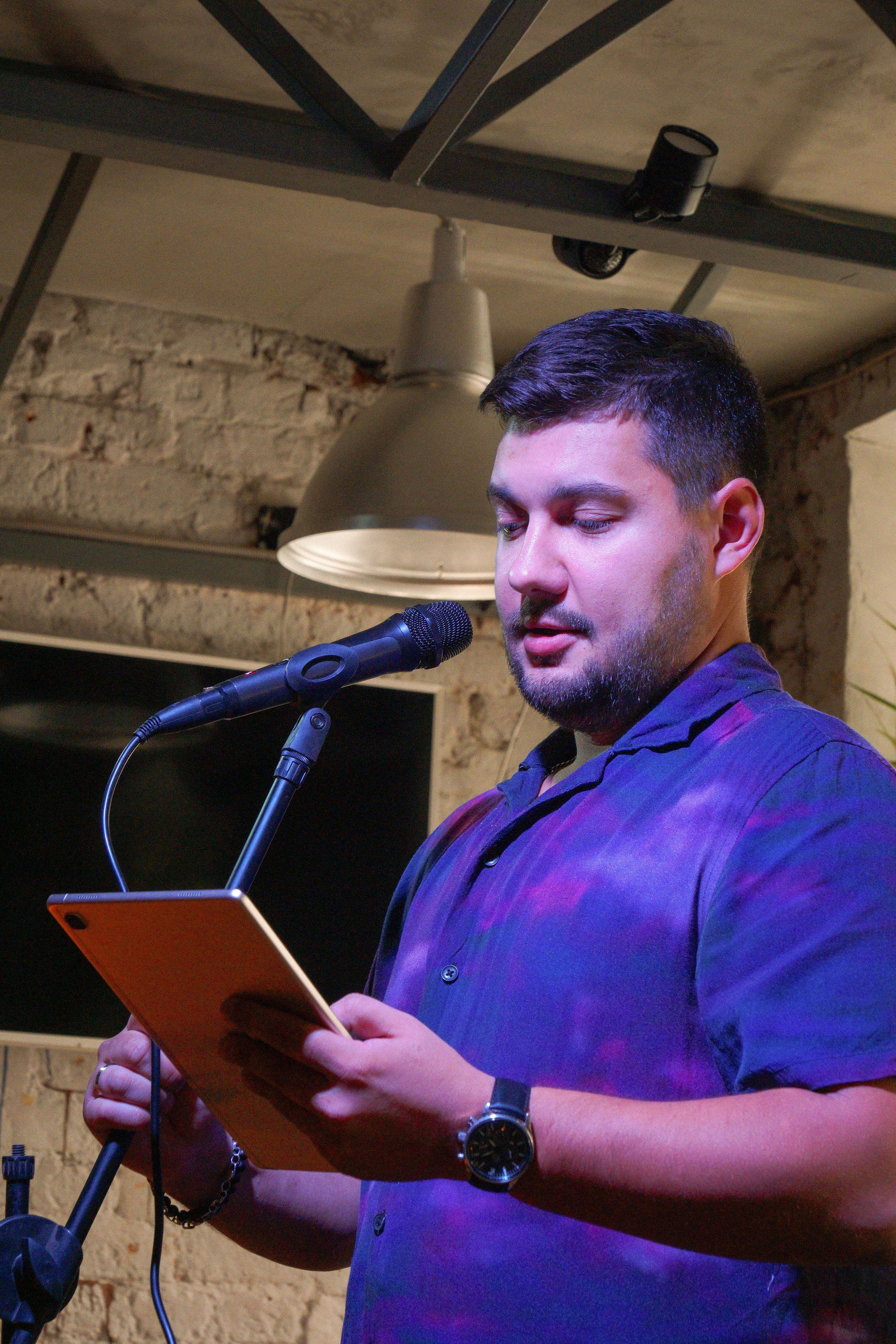 Поэтический вечер. Фотограф