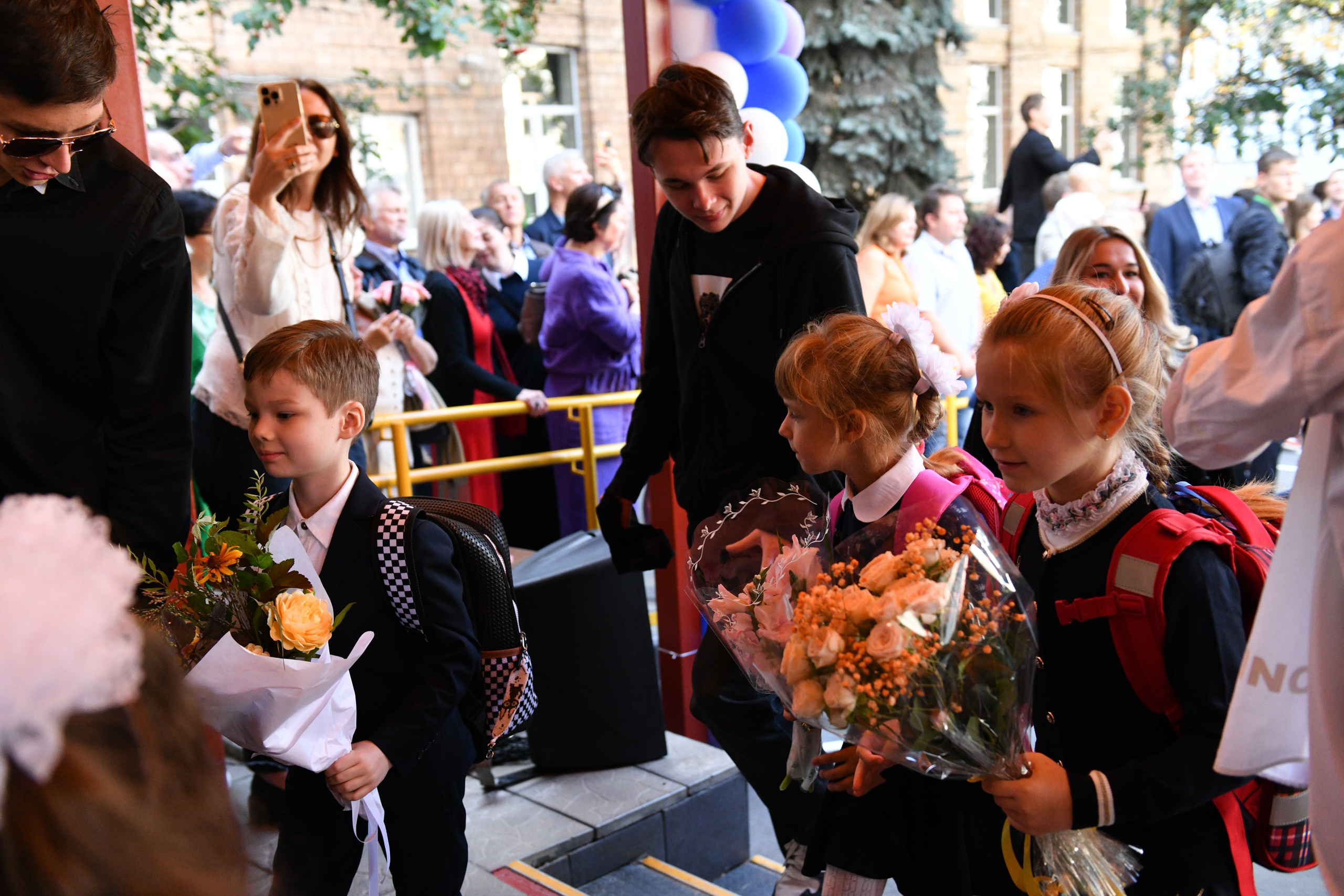 Линейка 1 класс. Свадебный и портретный фотограф в Москве Галина Борисова