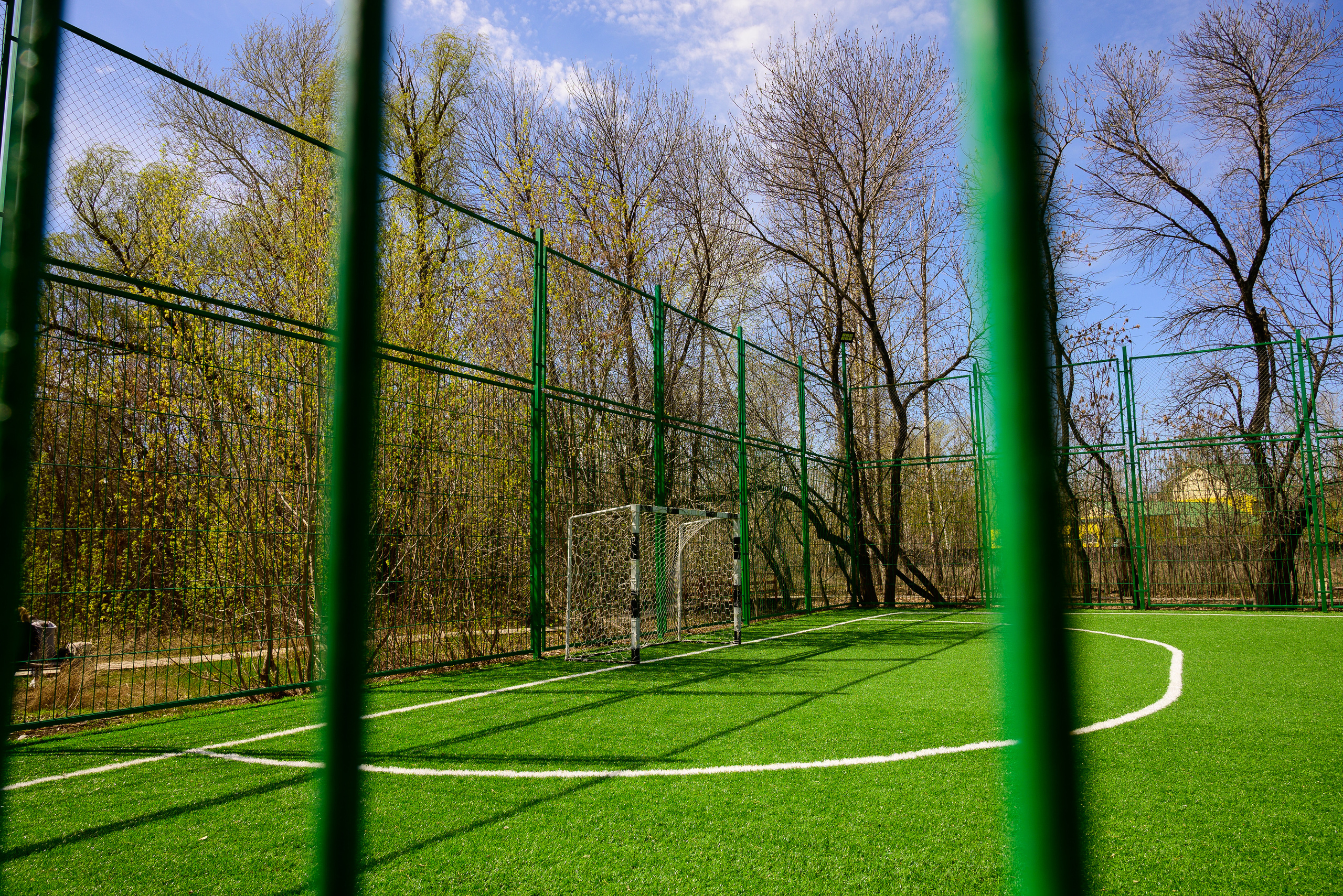 Парк Кирова, городской парк культуры и отдыха уральск, футбольная площадка, футбол, поле