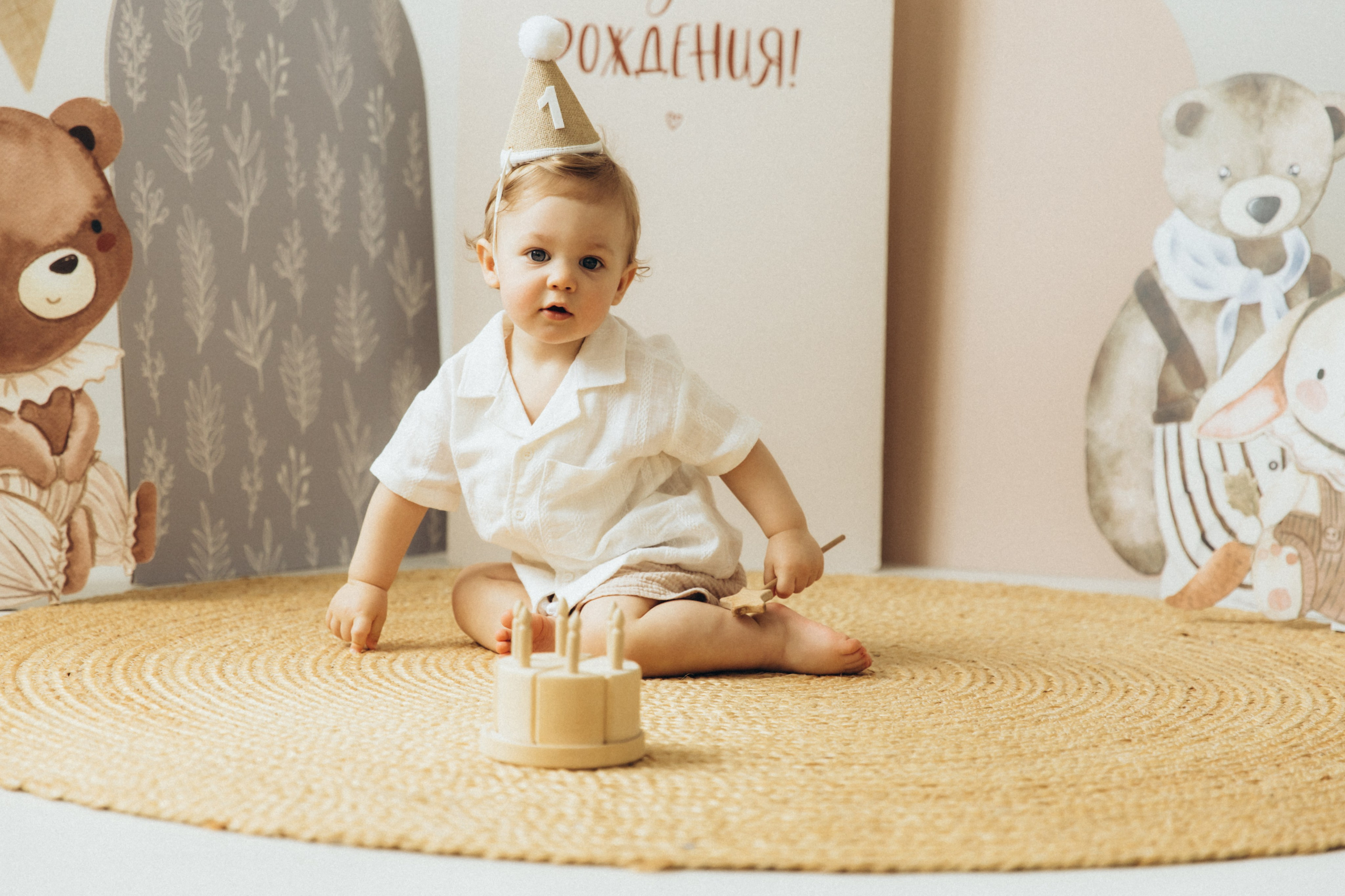 Годик в кругу семьи. Фотограф на крещение в Рязани. Семейный фотограф