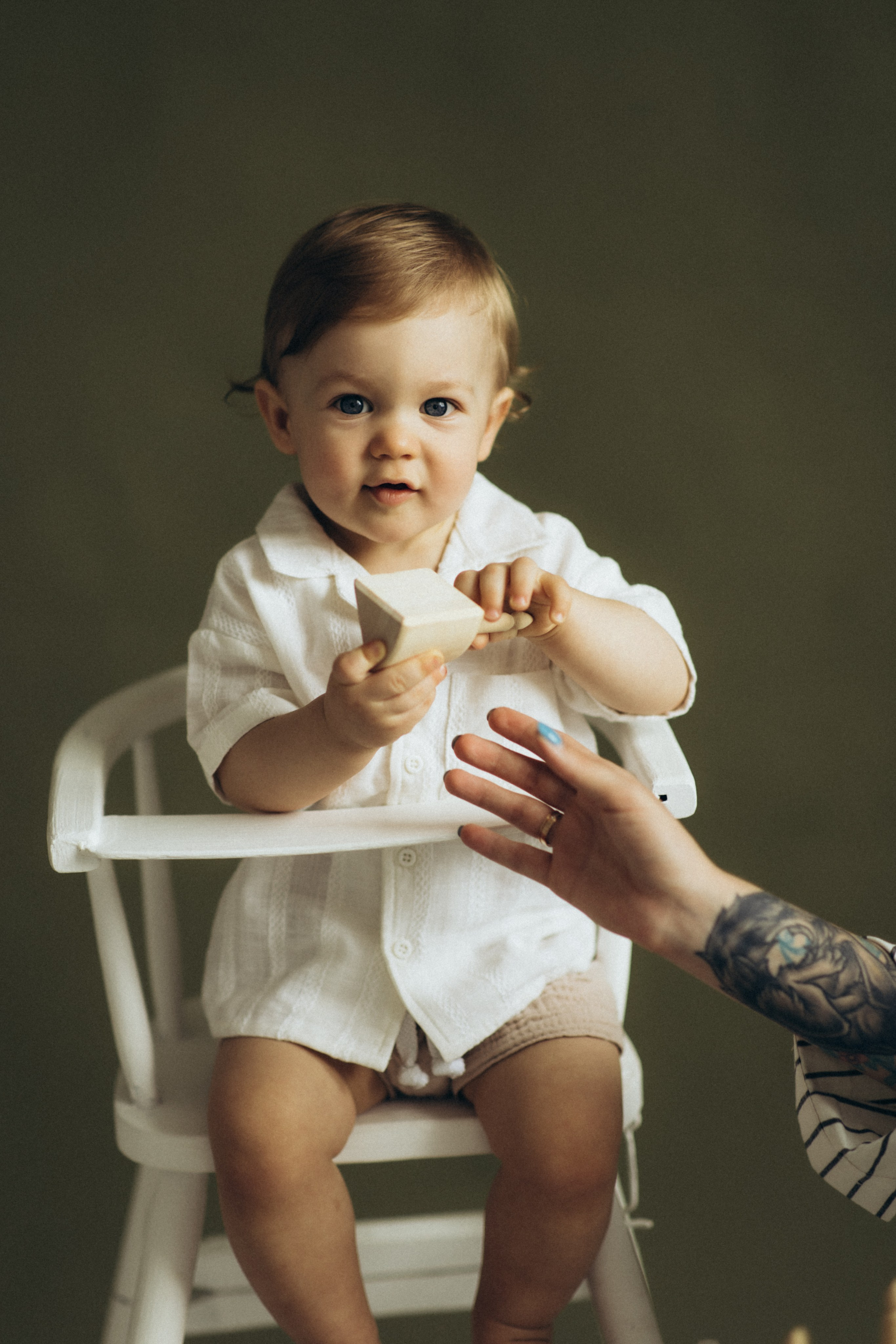 Годик в кругу семьи. Фотограф на крещение в Рязани. Семейный фотограф