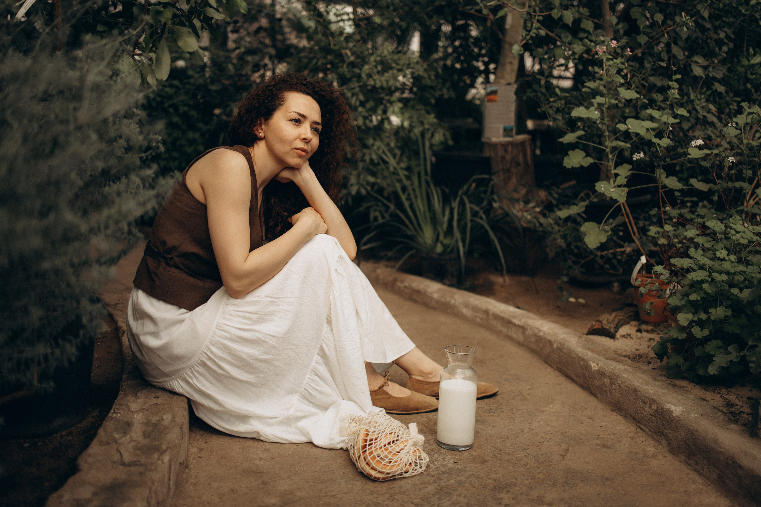 Прогулка по оранжерее. Семейный фотограф в Москве Ксения Аганина