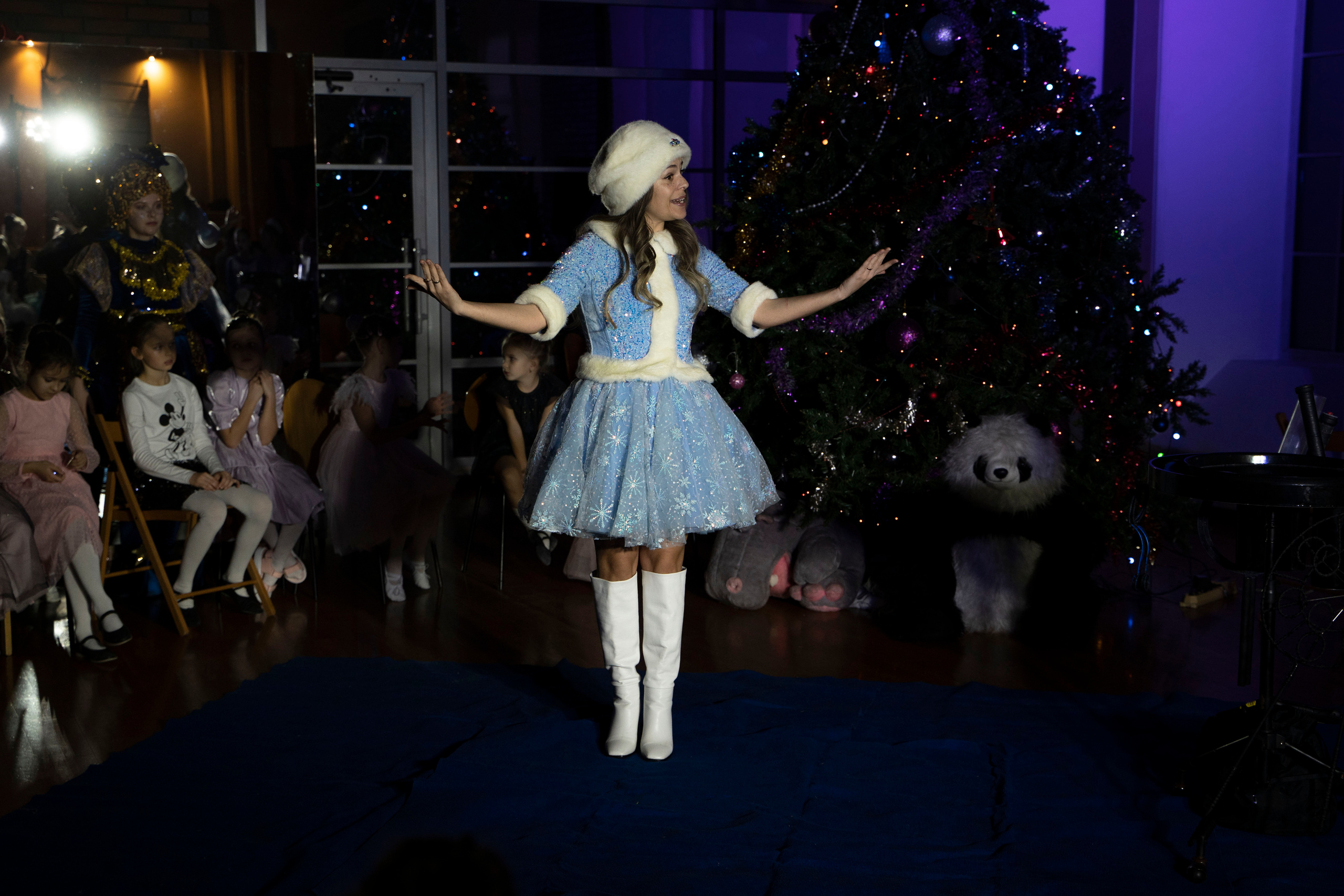 Новогодний праздник детского театра танца. Фотограф в Санкт-Петербурге, фотодни в СПБ