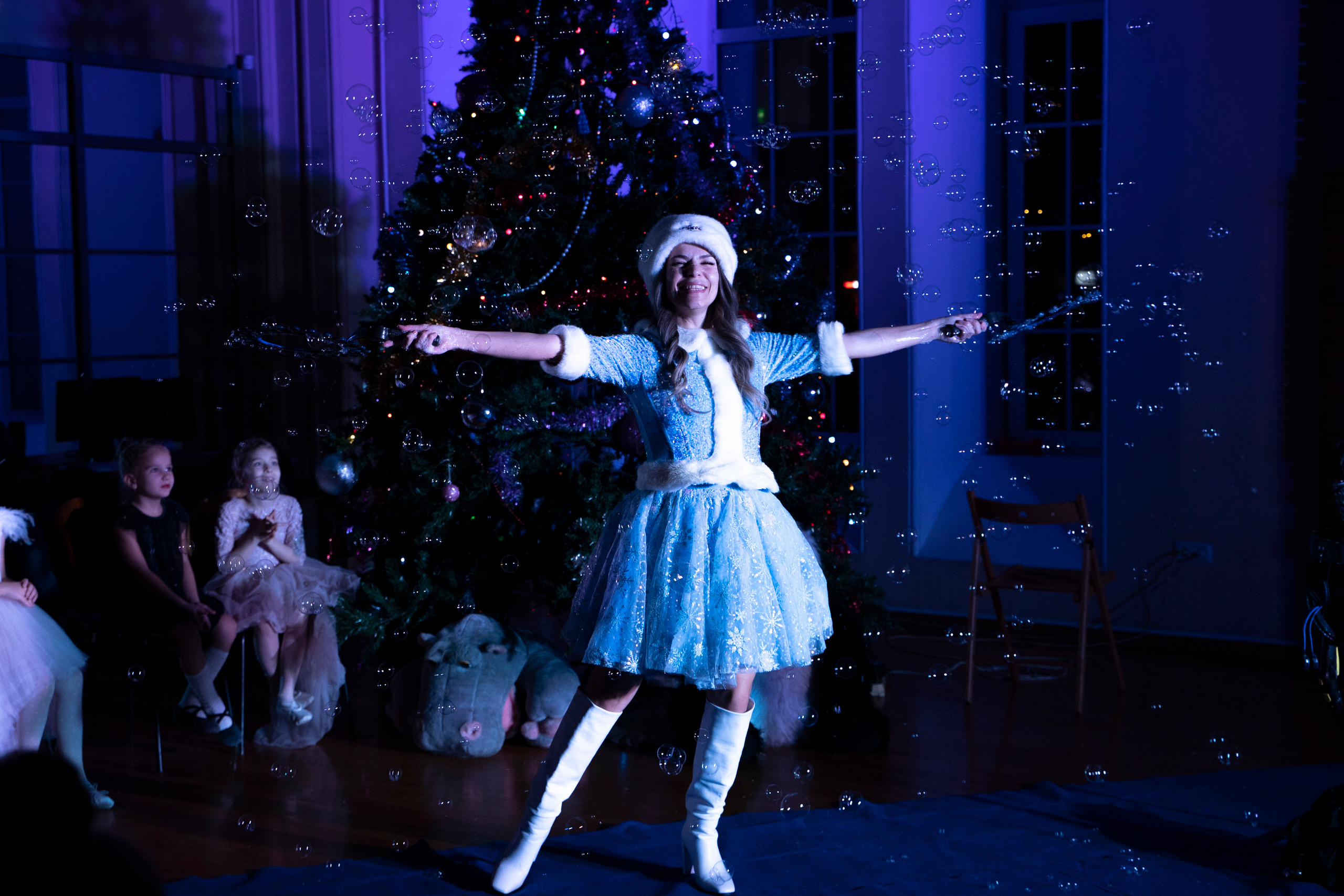 Новогодний праздник детского театра танца. Фотограф в Санкт-Петербурге, фотодни в СПБ