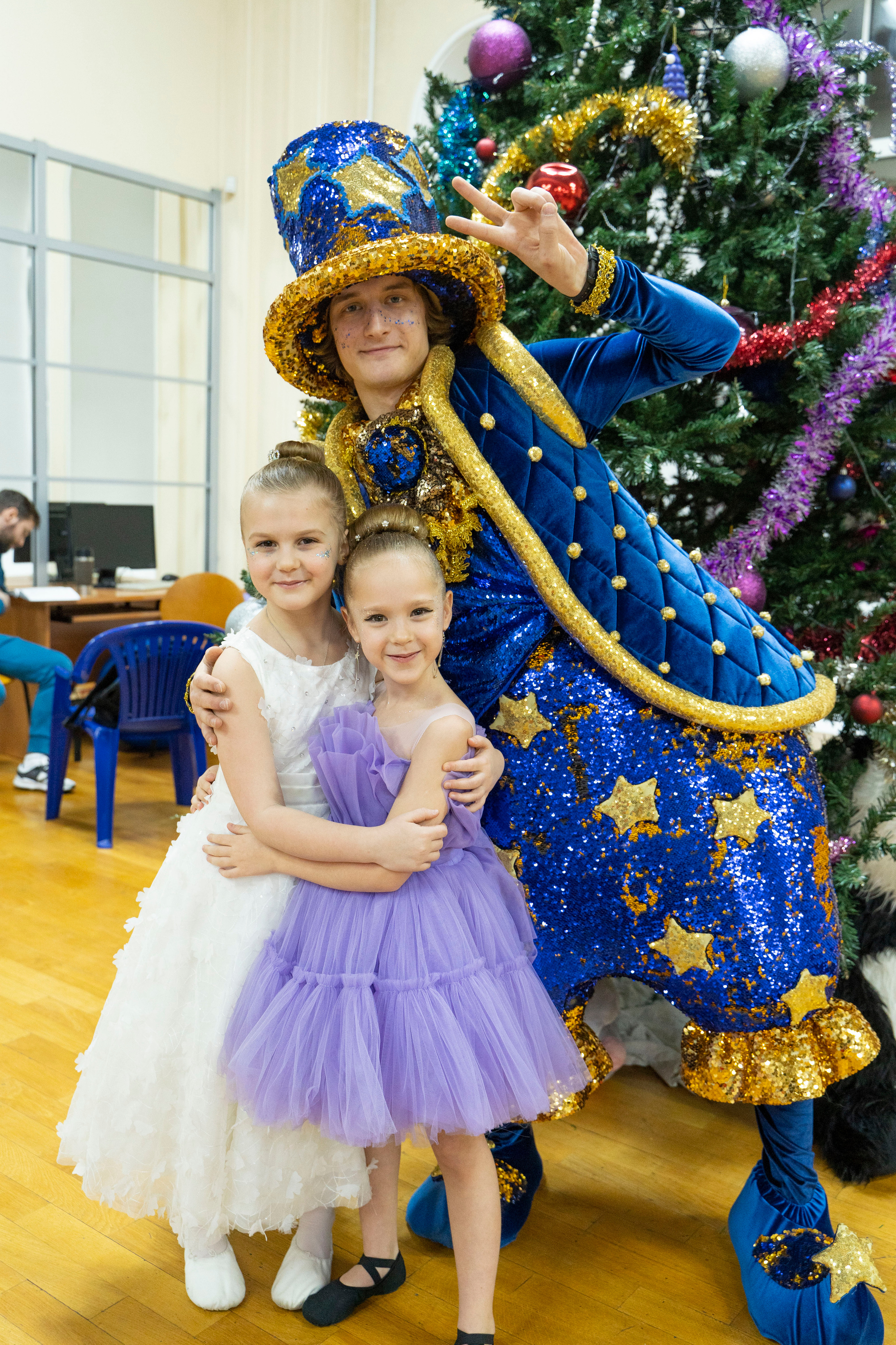 Новогодний праздник детского театра танца. Фотограф в Санкт-Петербурге, фотодни в СПБ