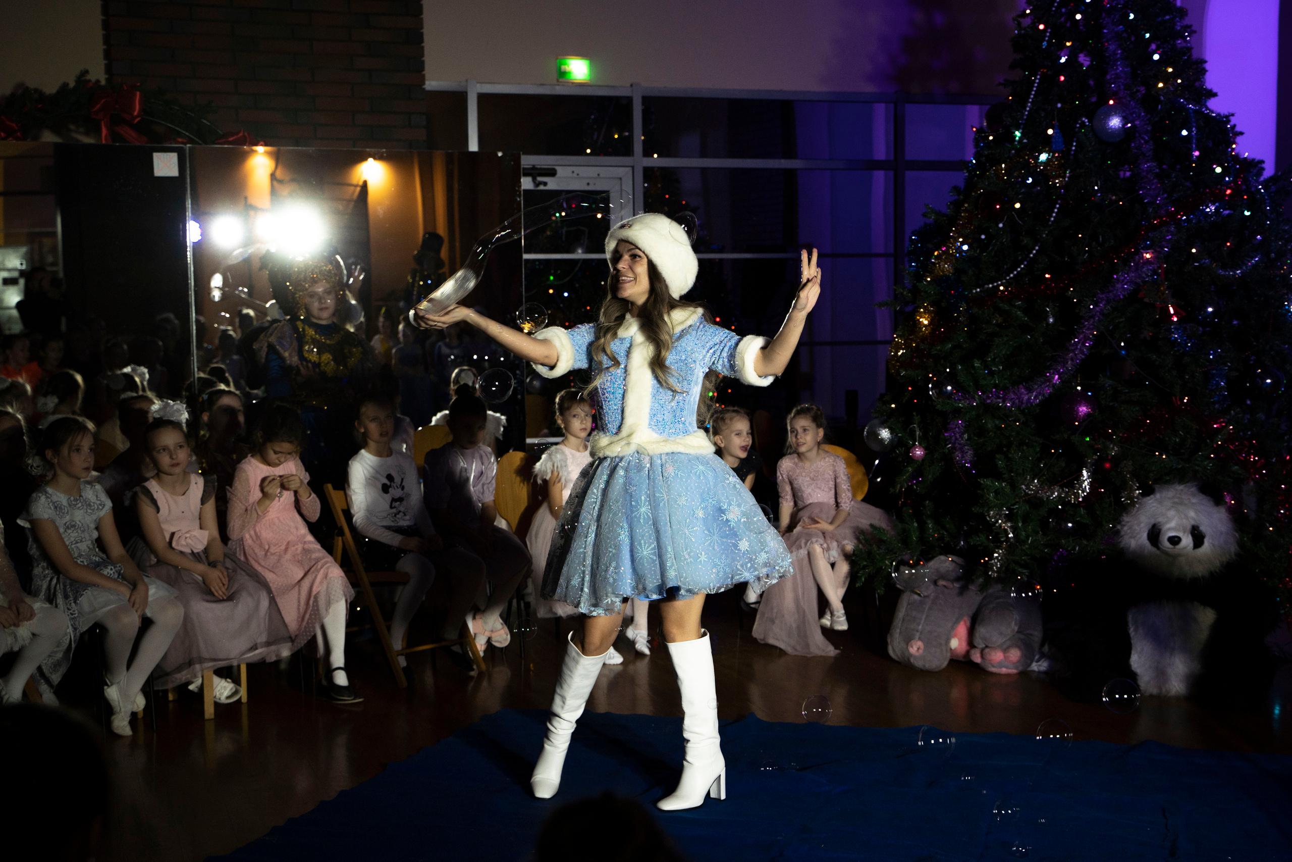 Новогодний праздник детского театра танца. Фотограф в Санкт-Петербурге, фотодни в СПБ