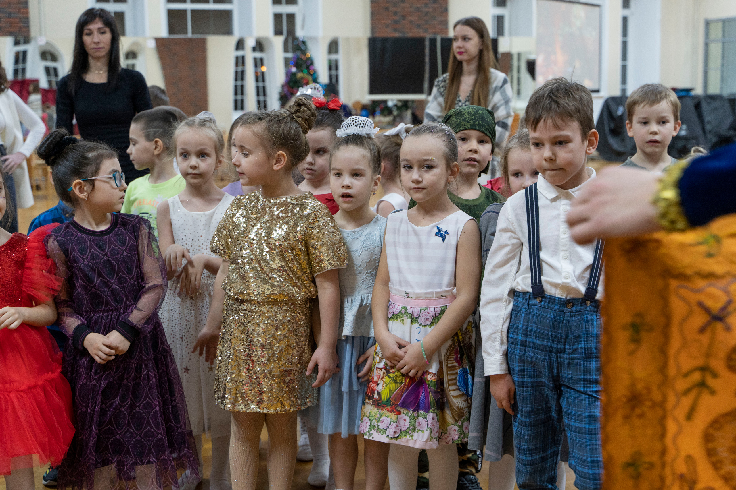 Новогодний праздник детского театра танца. Фотограф в Санкт-Петербурге, фотодни в СПБ