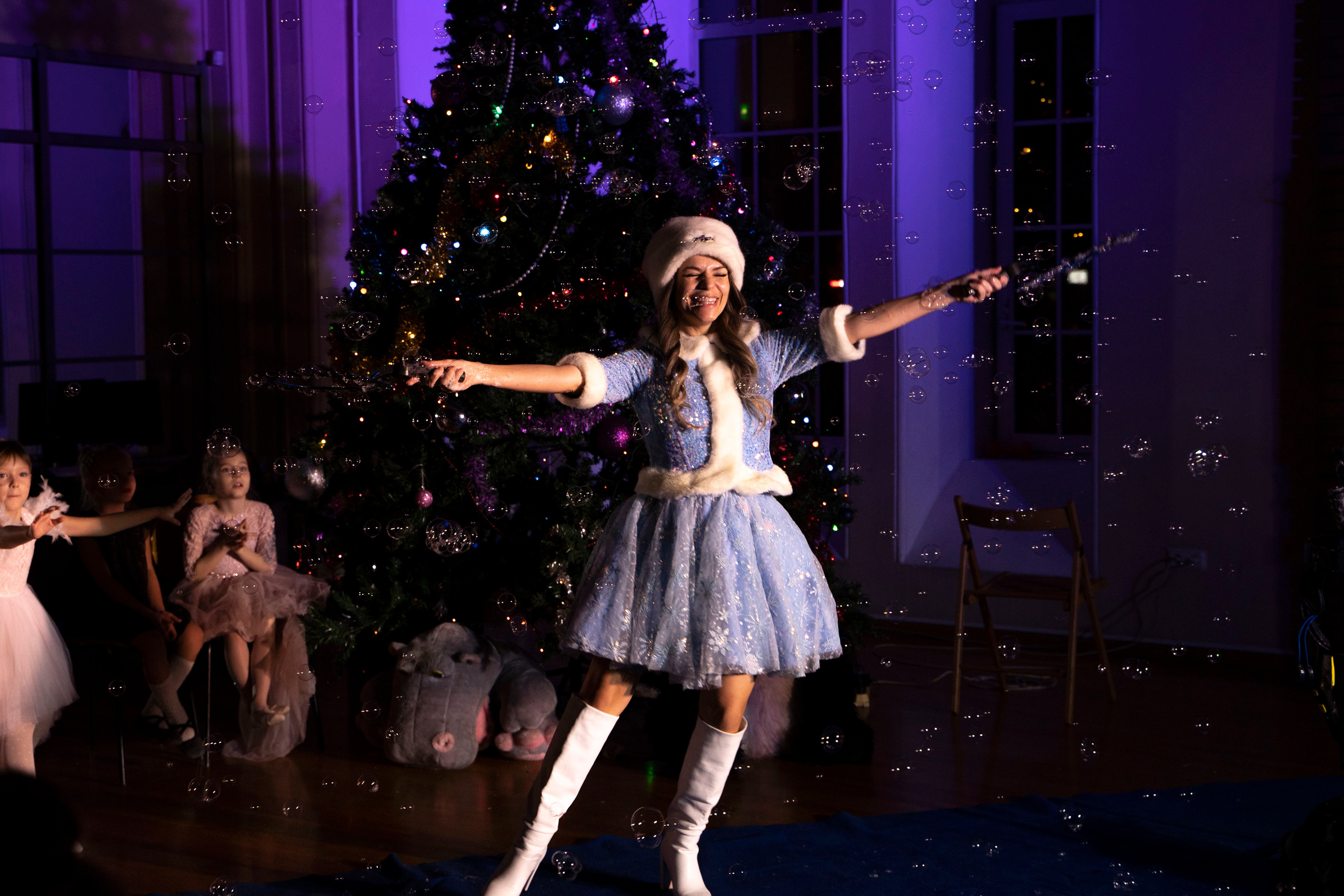 Новогодний праздник детского театра танца. Фотограф в Санкт-Петербурге, фотодни в СПБ