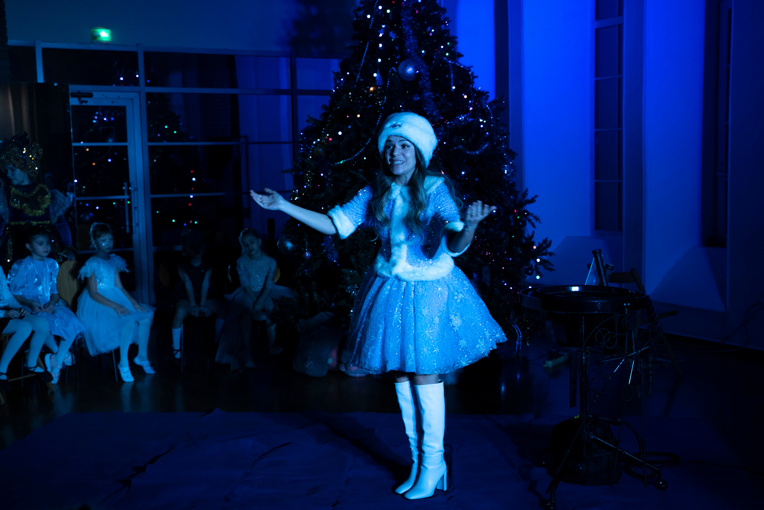 Новогодний праздник детского театра танца. Фотограф в Санкт-Петербурге, фотодни в СПБ